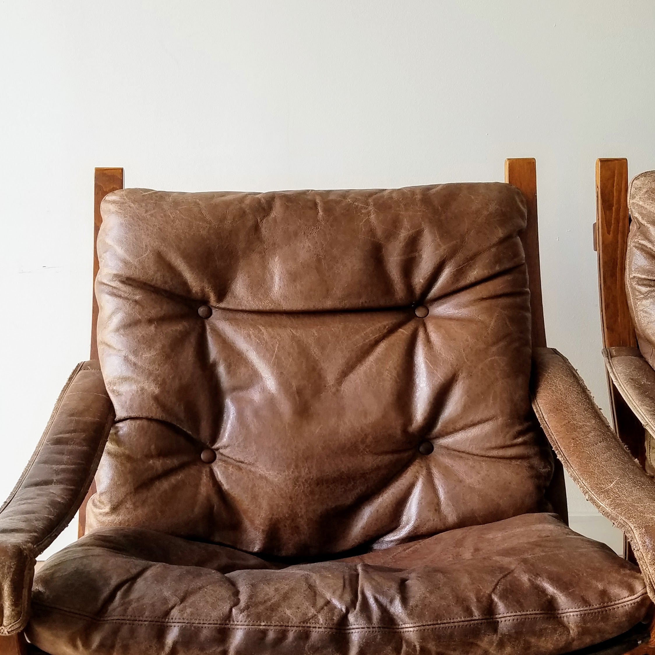 Ingmar Relling Leather 'Siesta' Chairs