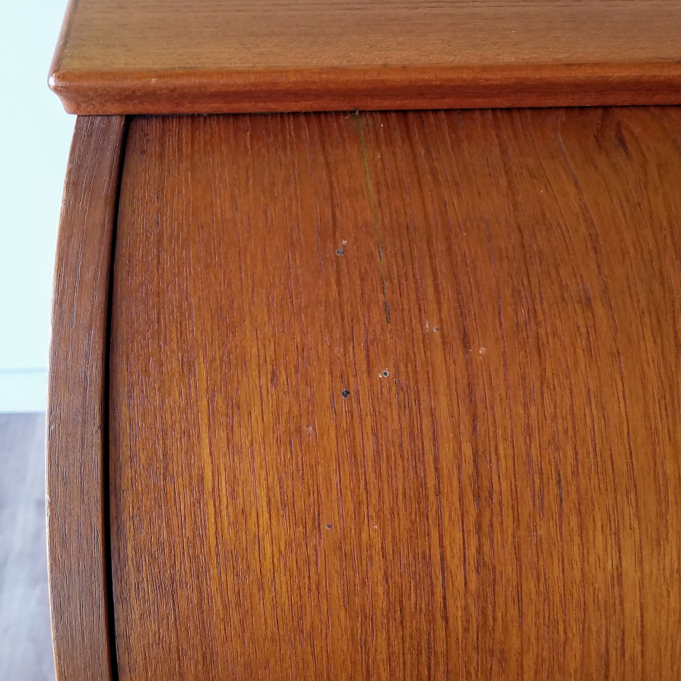 Egon Ostergaard Teak Roll-Top Writing Desk