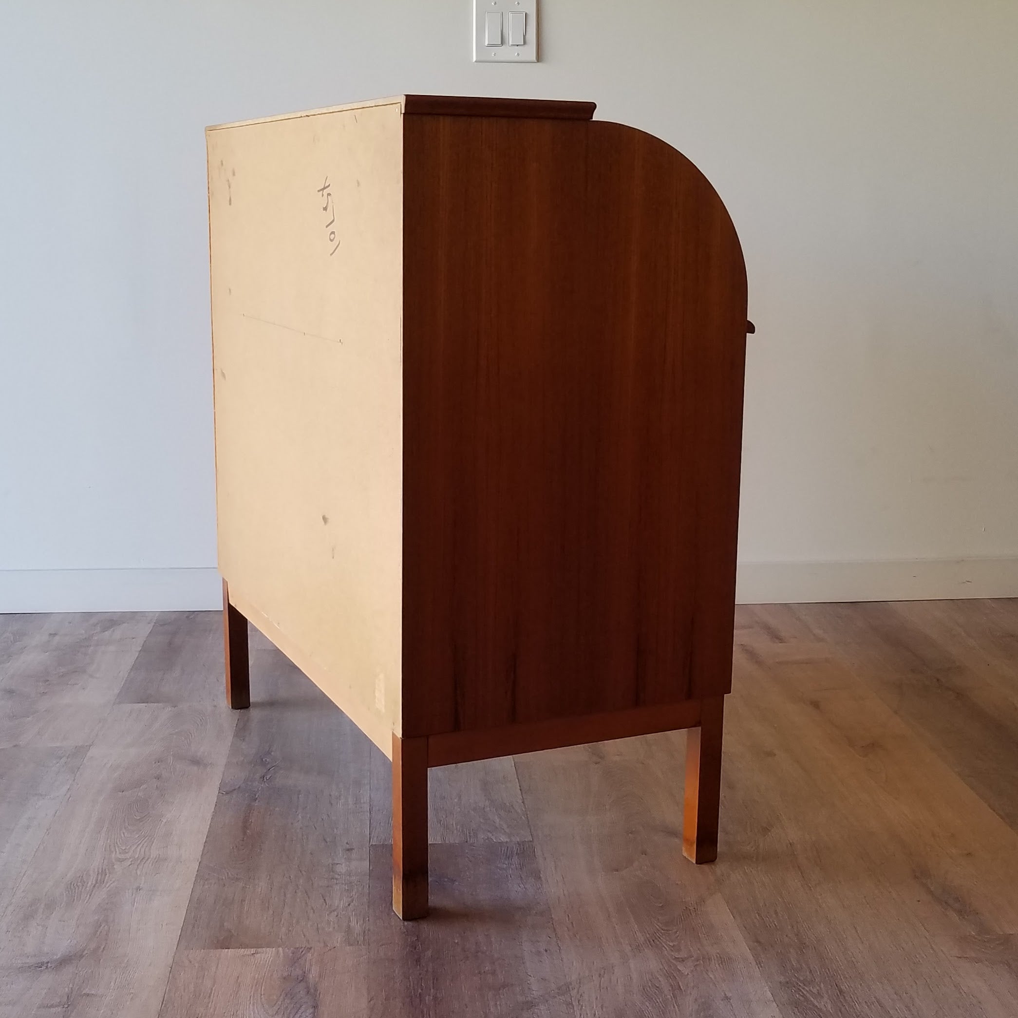 Egon Ostergaard Teak Roll-Top Writing Desk