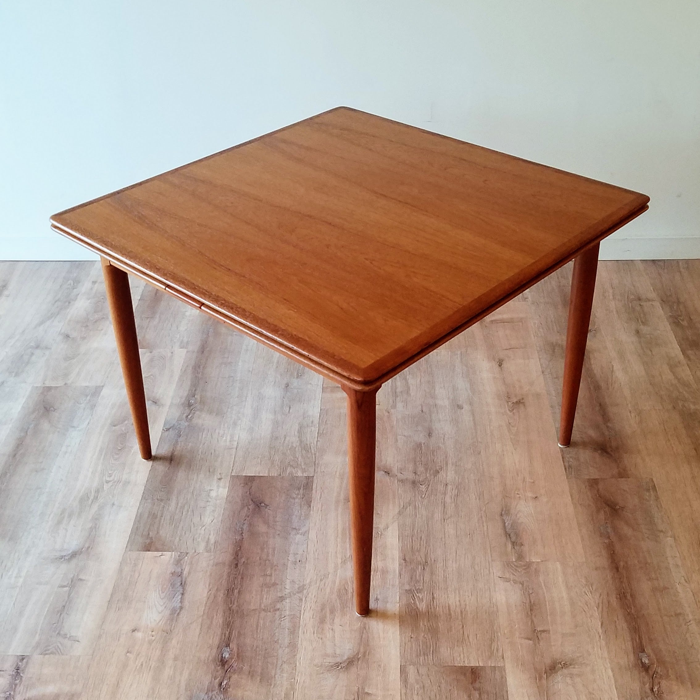 Moreddi Teak Square Draw-Leaf Dining Table