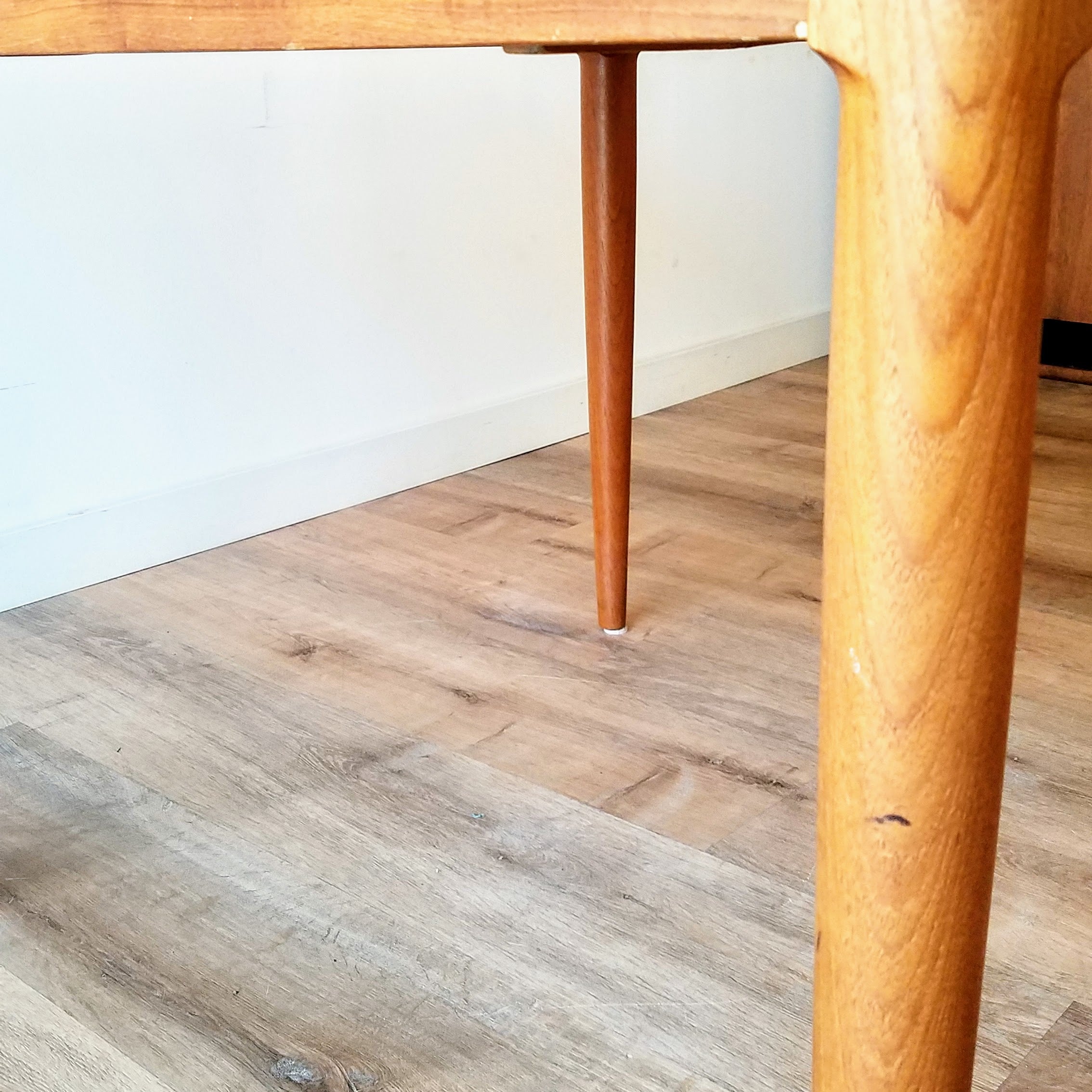 Moreddi Teak Square Draw-Leaf Dining Table