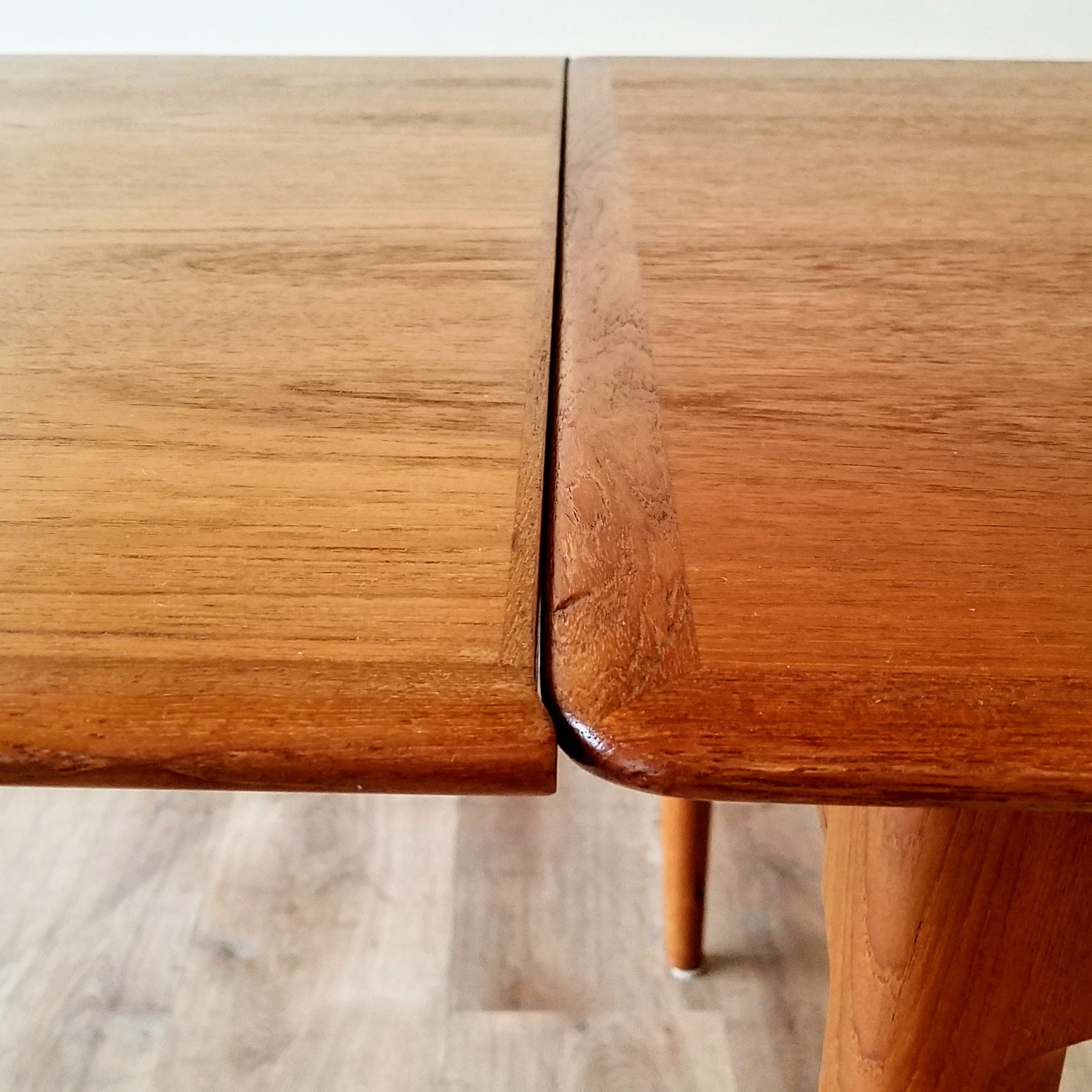 Moreddi Teak Square Draw-Leaf Dining Table