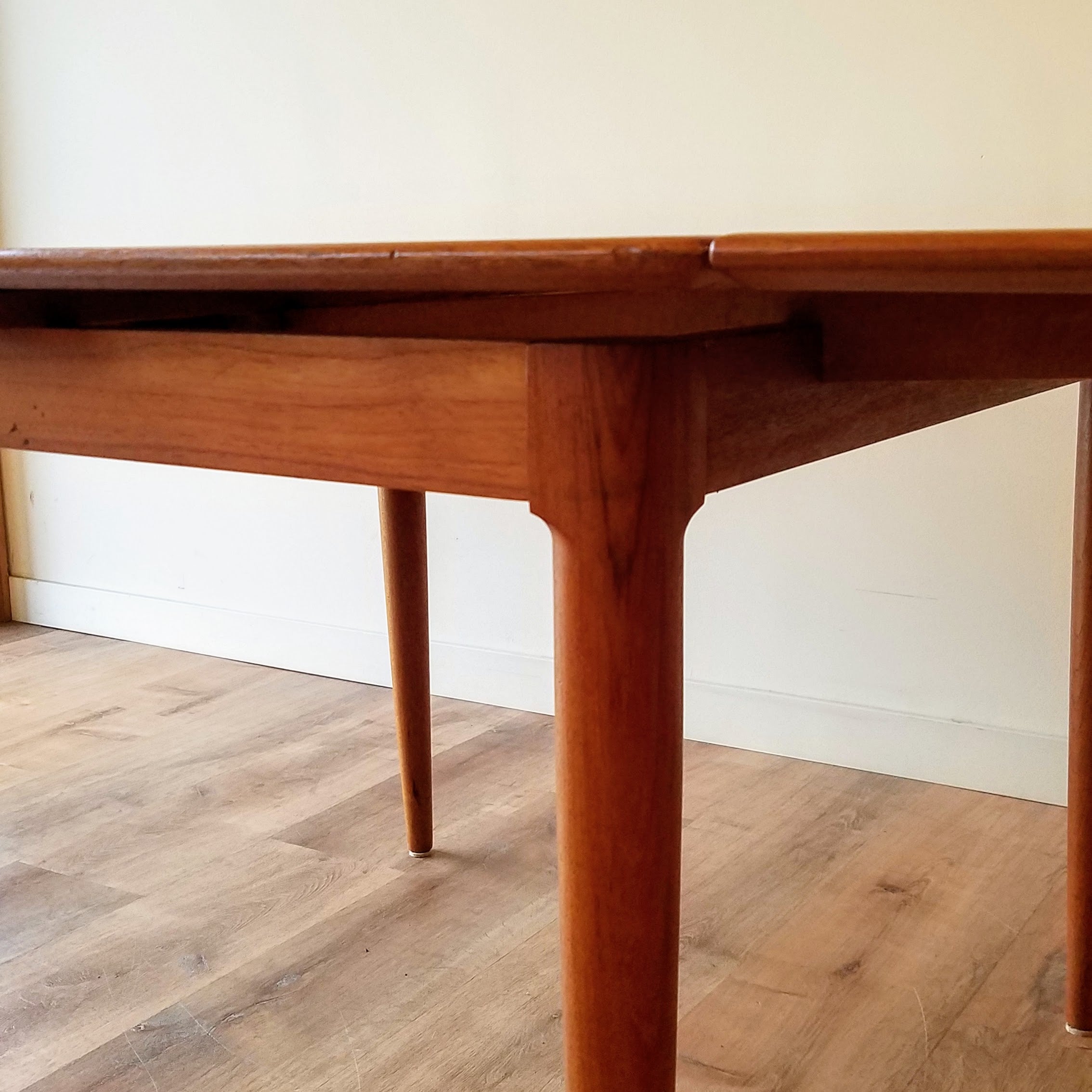 Moreddi Teak Square Draw-Leaf Dining Table