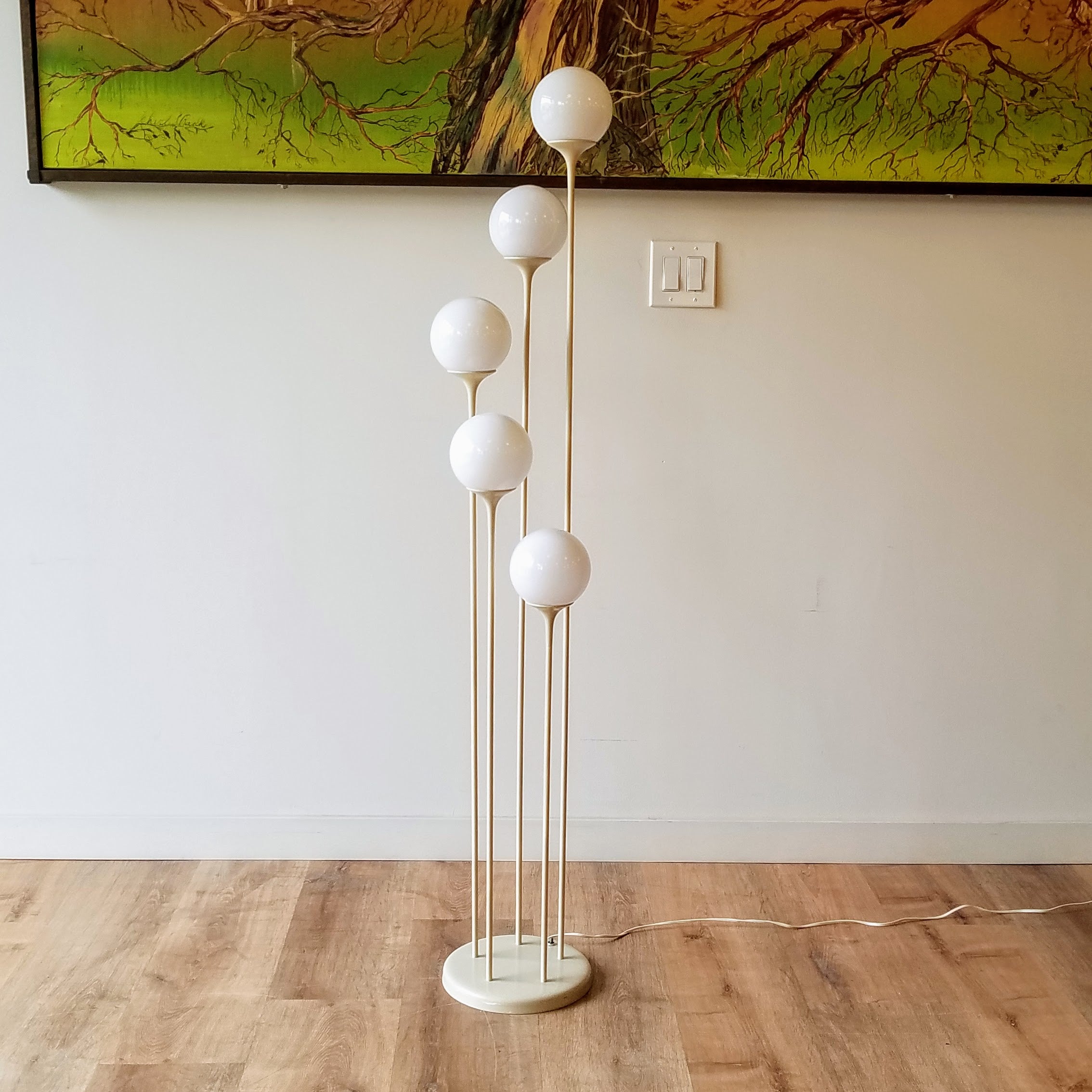 MCM Five-Tiered Floor Lamp