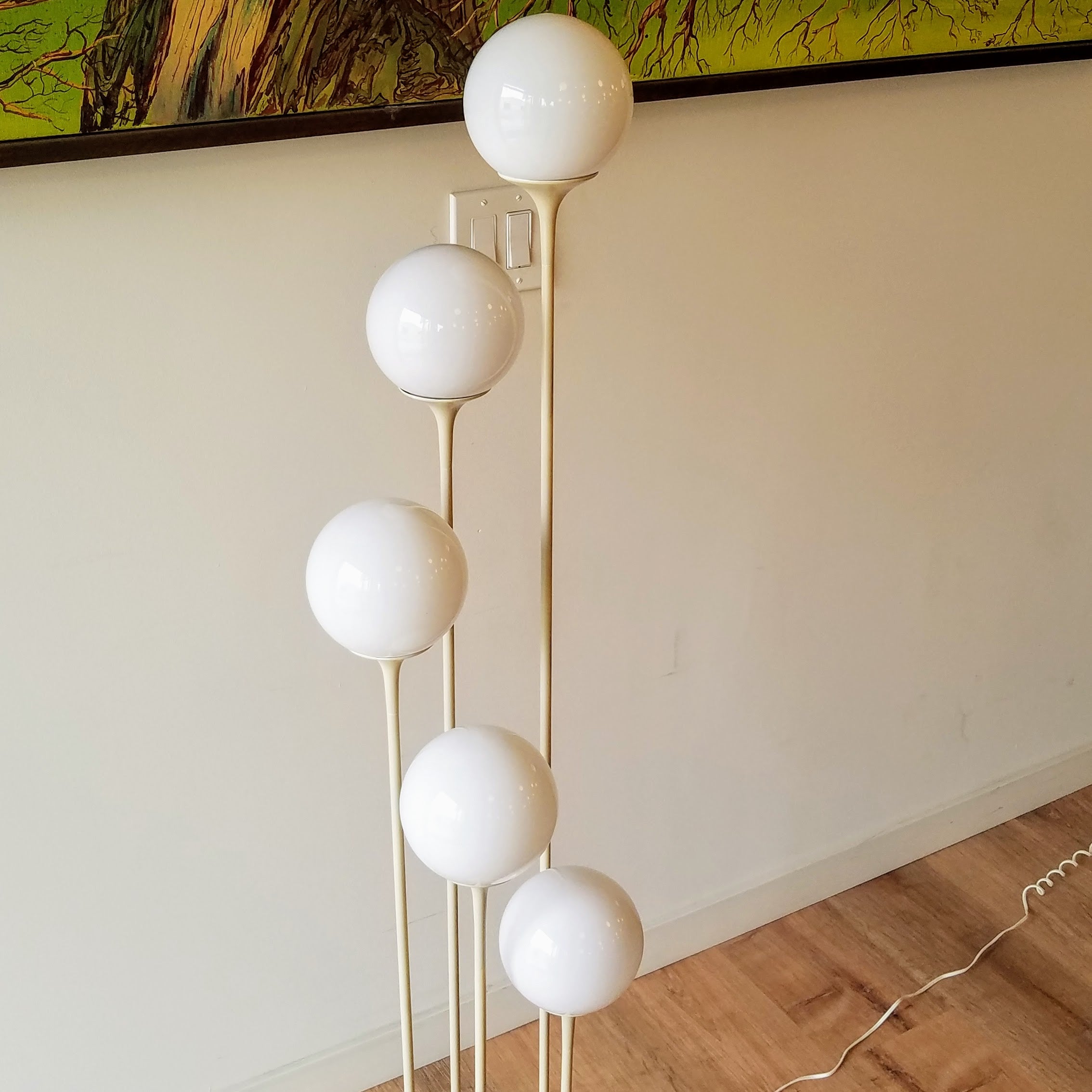 MCM Five-Tiered Floor Lamp
