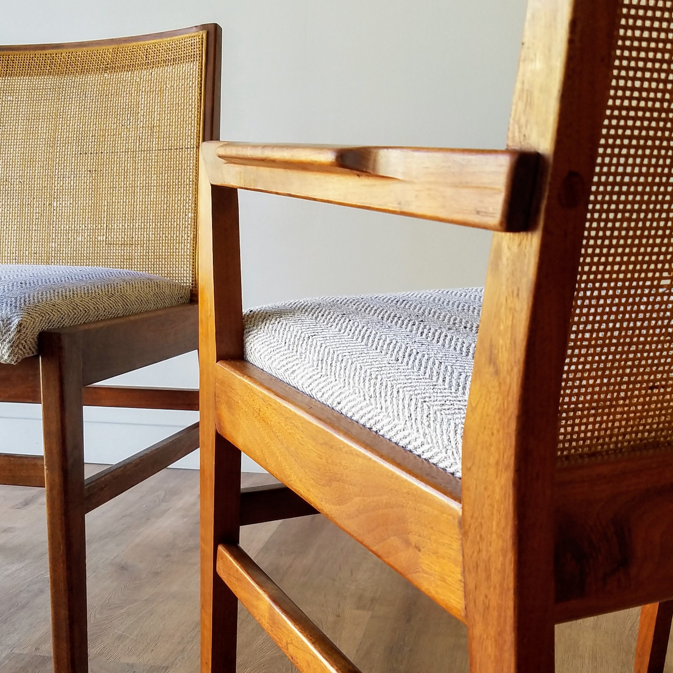 Seat Weaving Shop Walnut Dining Chairs