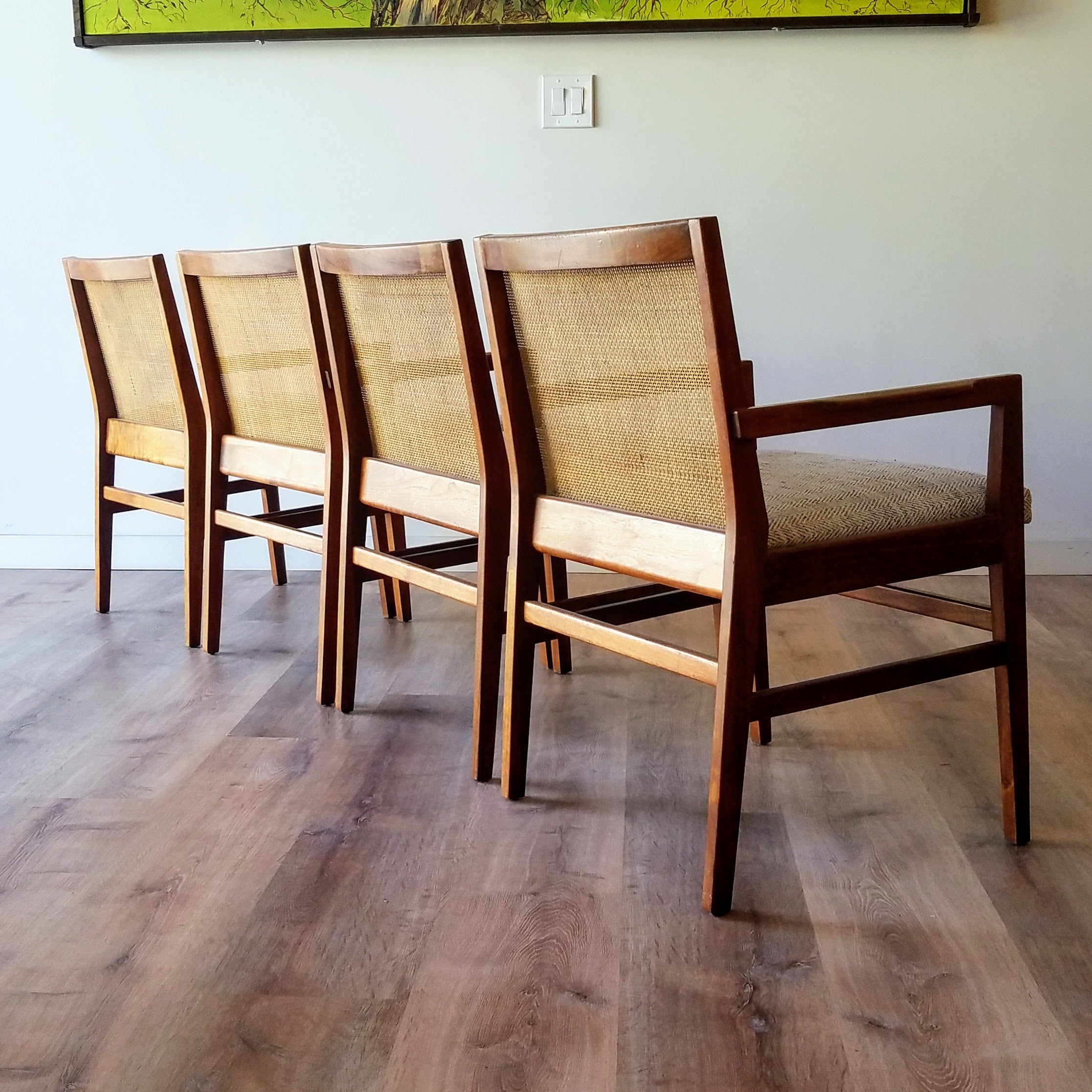 Seat Weaving Shop Walnut Dining Chairs