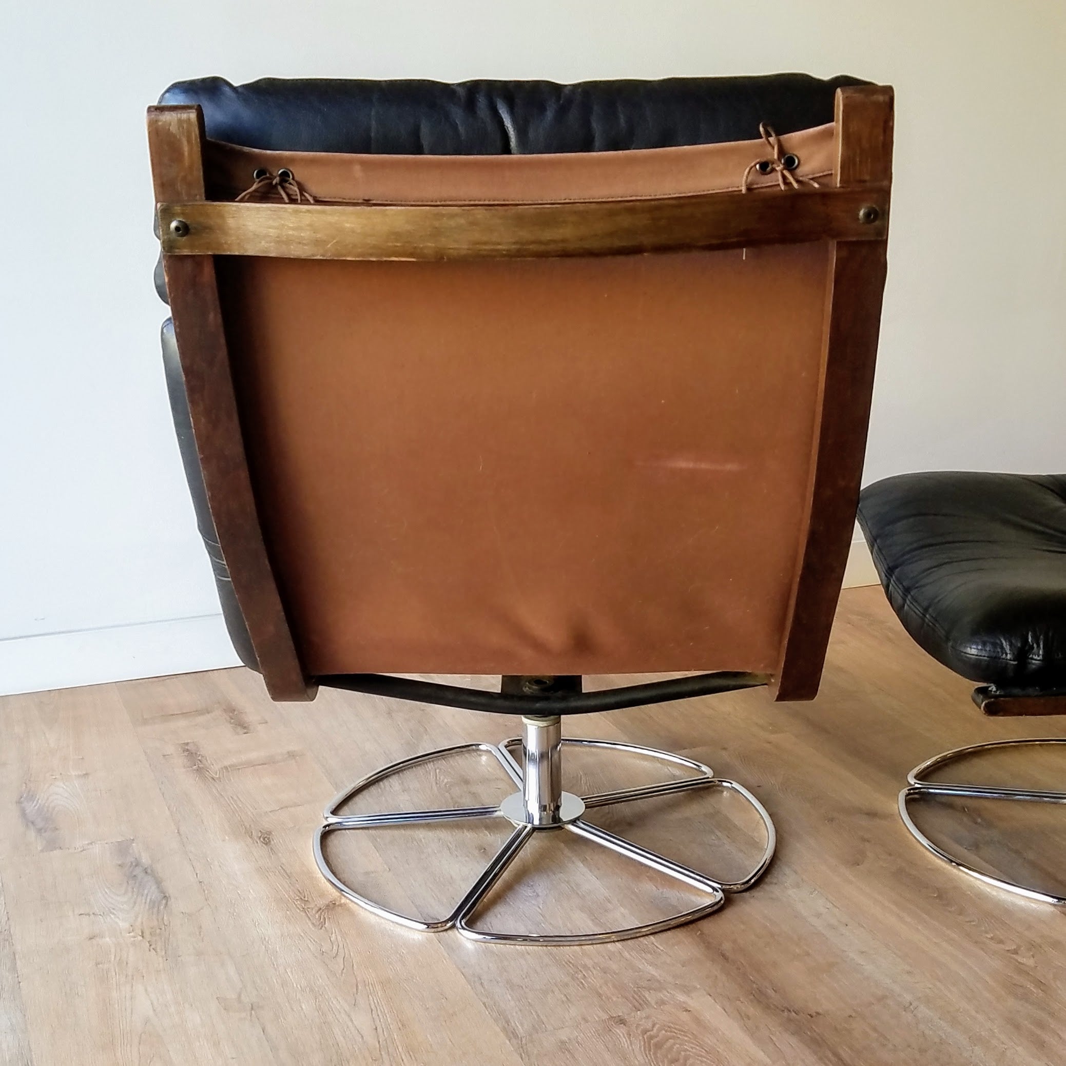 Gerard Van Den Berg Lounge Chair + Ottoman