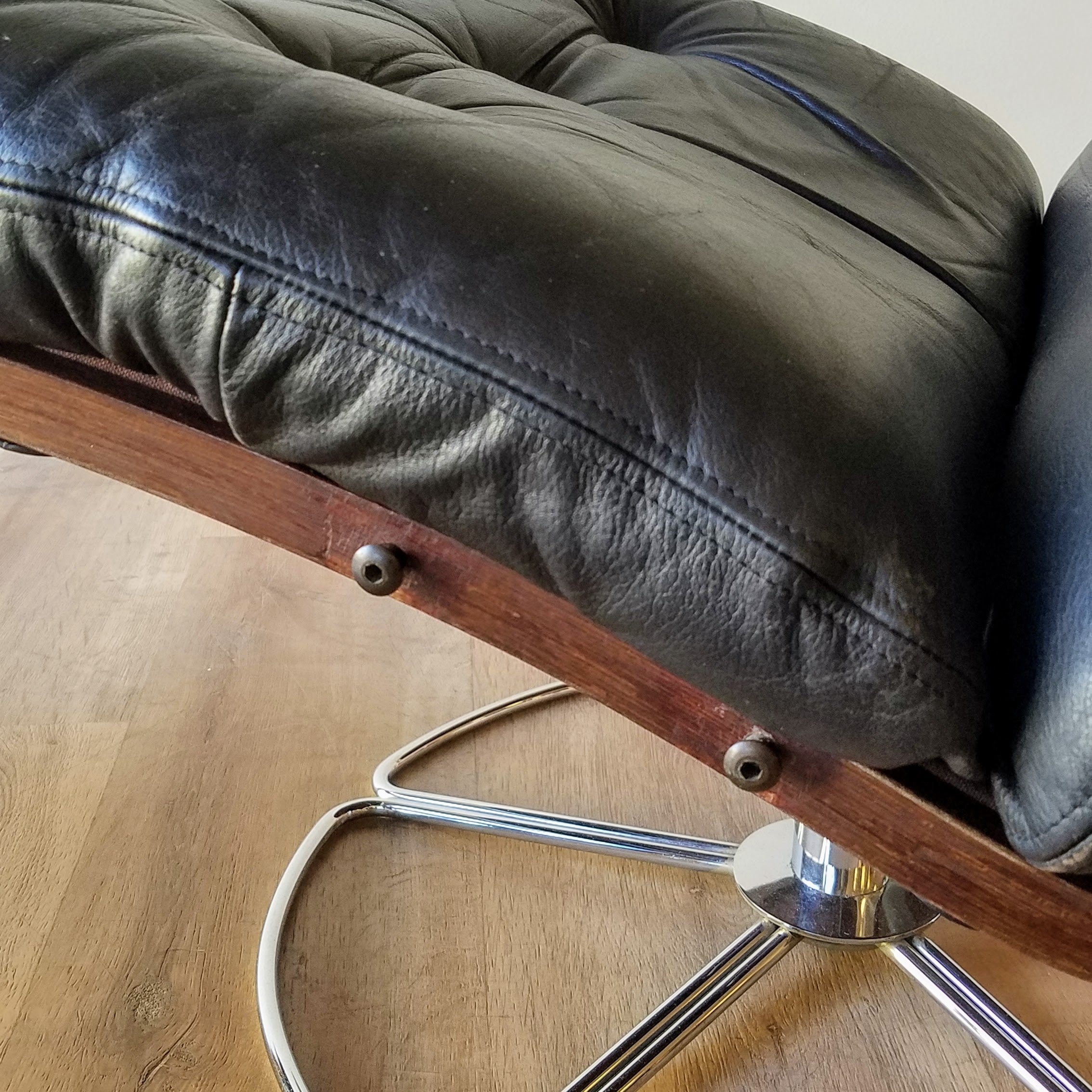Gerard Van Den Berg Lounge Chair + Ottoman