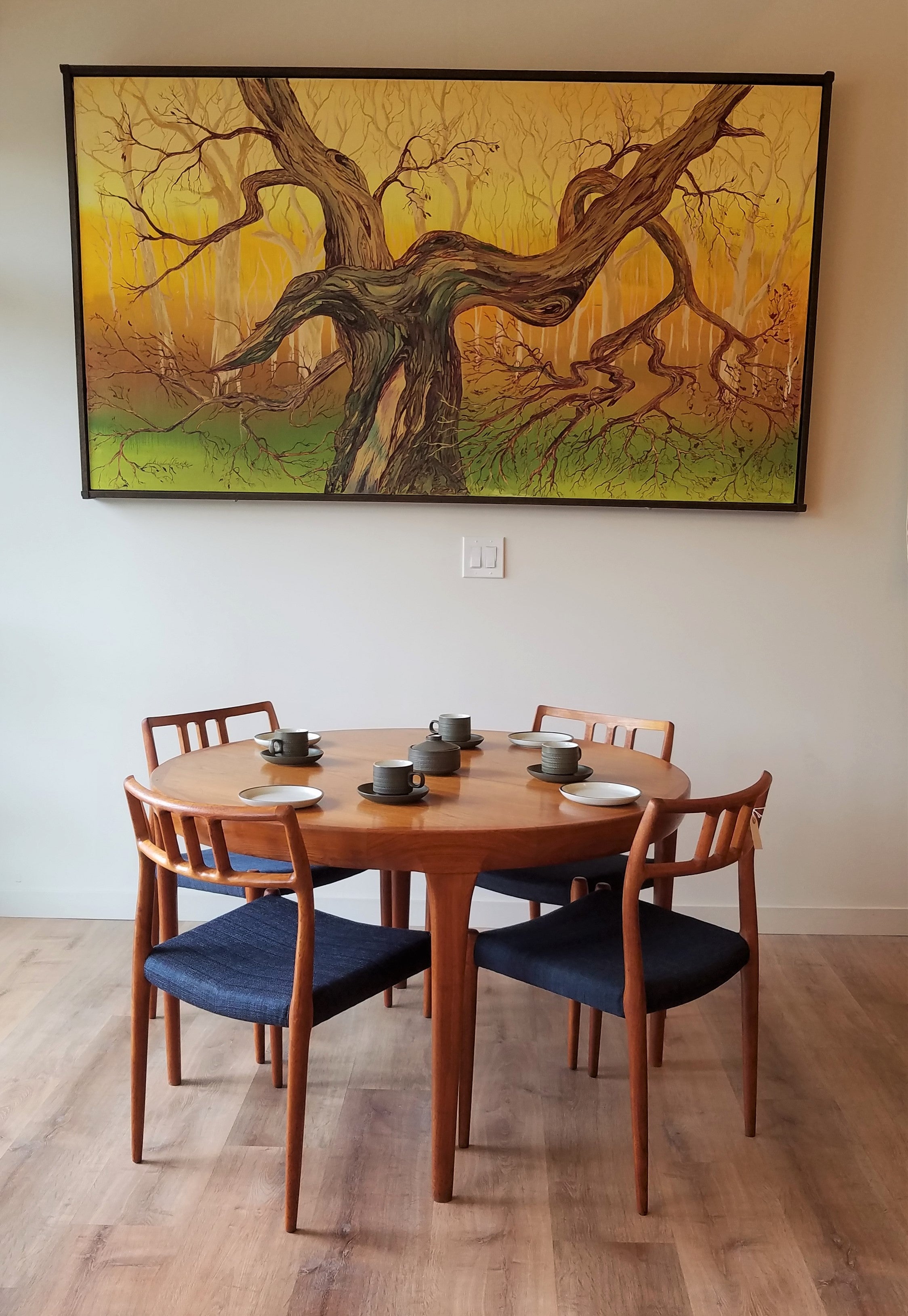 lb Kofod-Larsen Round Dining Table