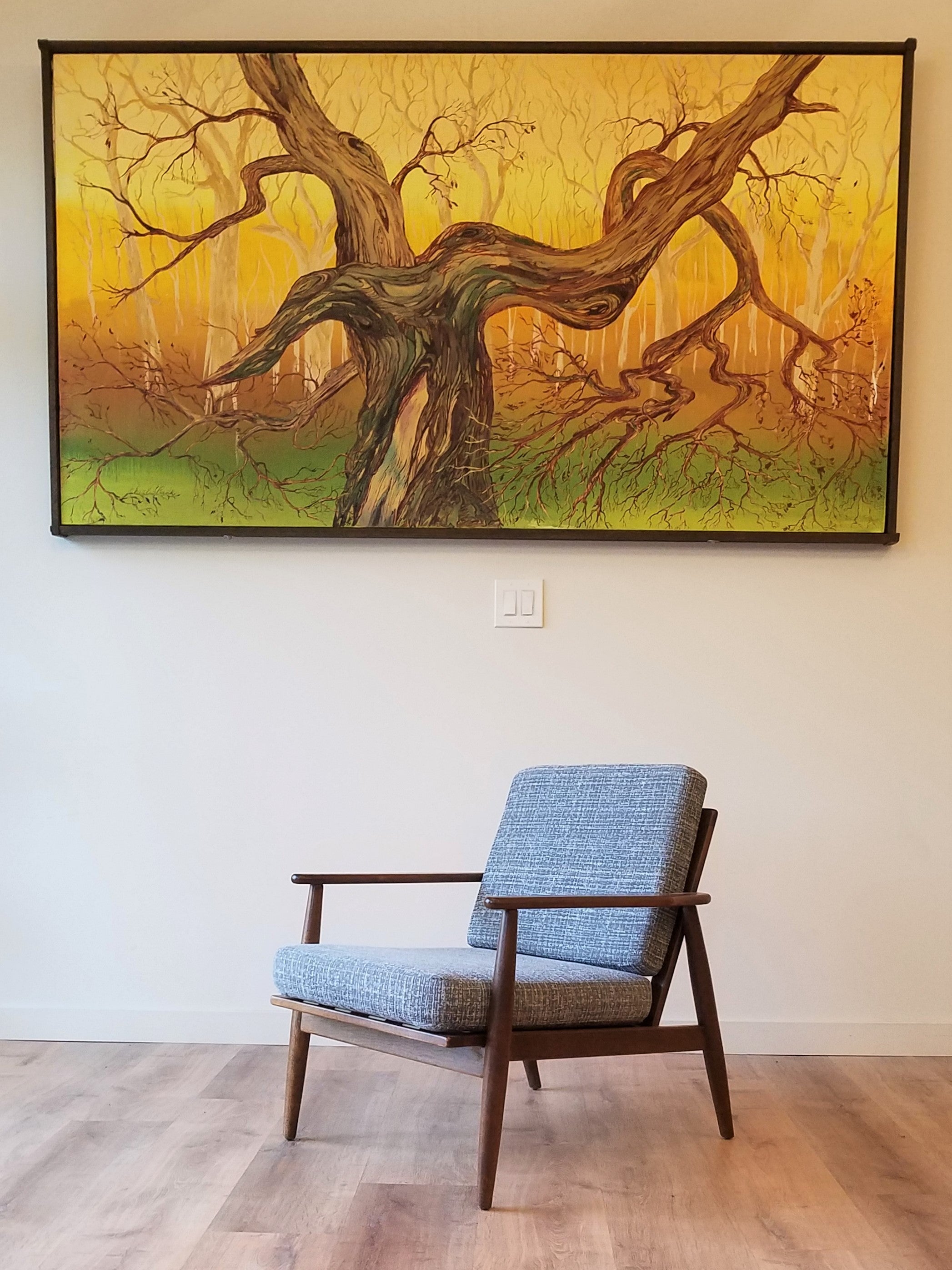 Front Quarter View of American Mid-Century Modern 'Viko' Lounge Chair by Baumritter in Seattle, Washington.