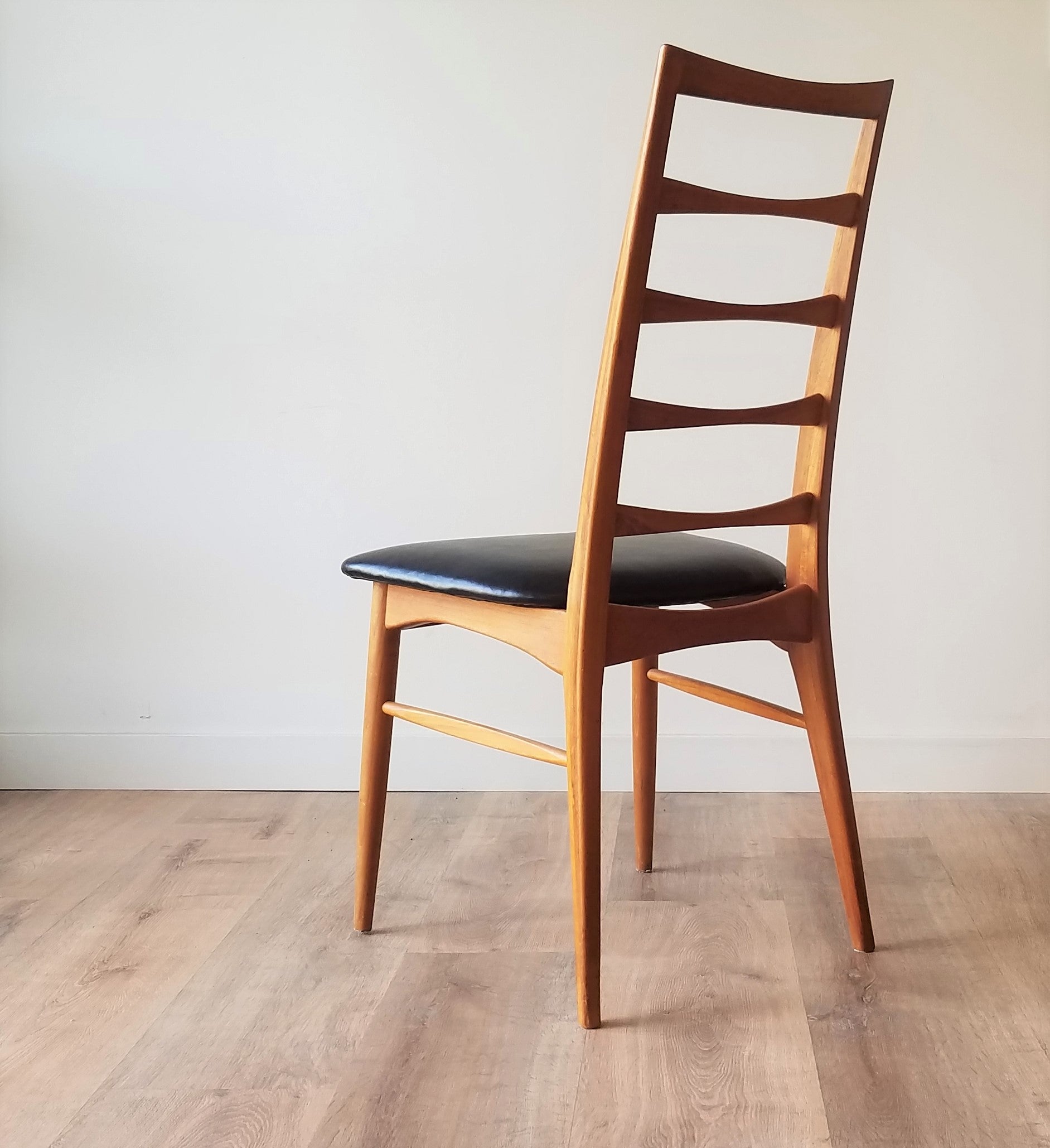 Niels Kofoed 'Lis' Ladder Back Dining Chairs - a pair