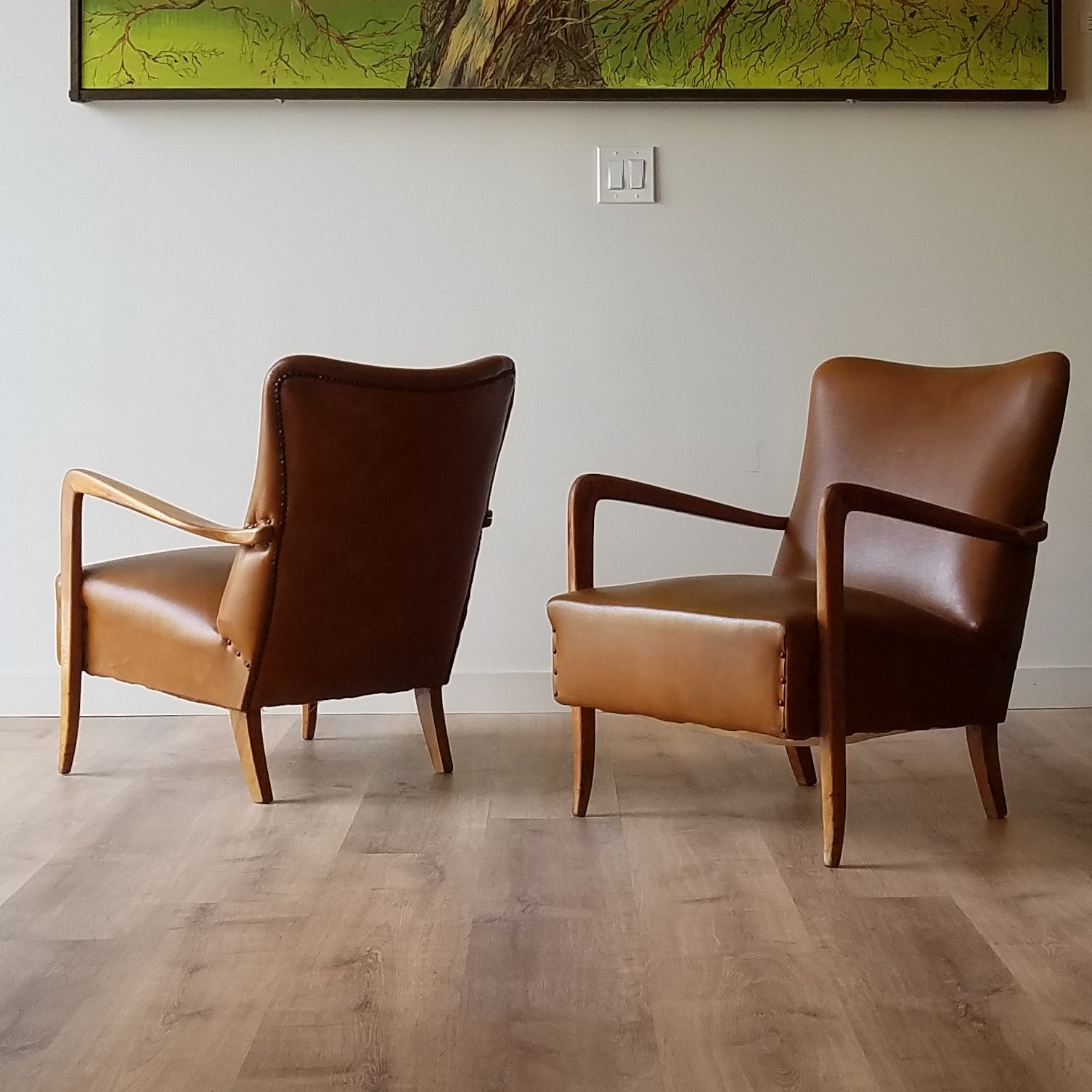 Italian Leather Lounge Chairs Seattle Vintage Furniture