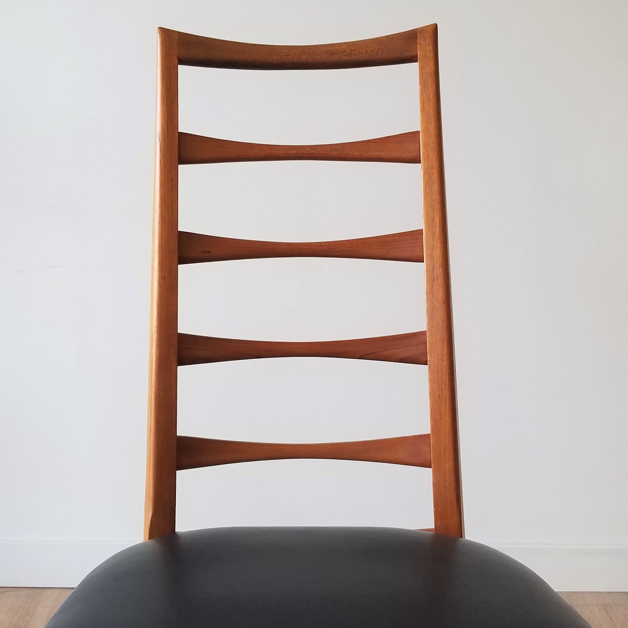 Niels Kofoed 'Lis' Ladder Back Dining Chairs - a pair