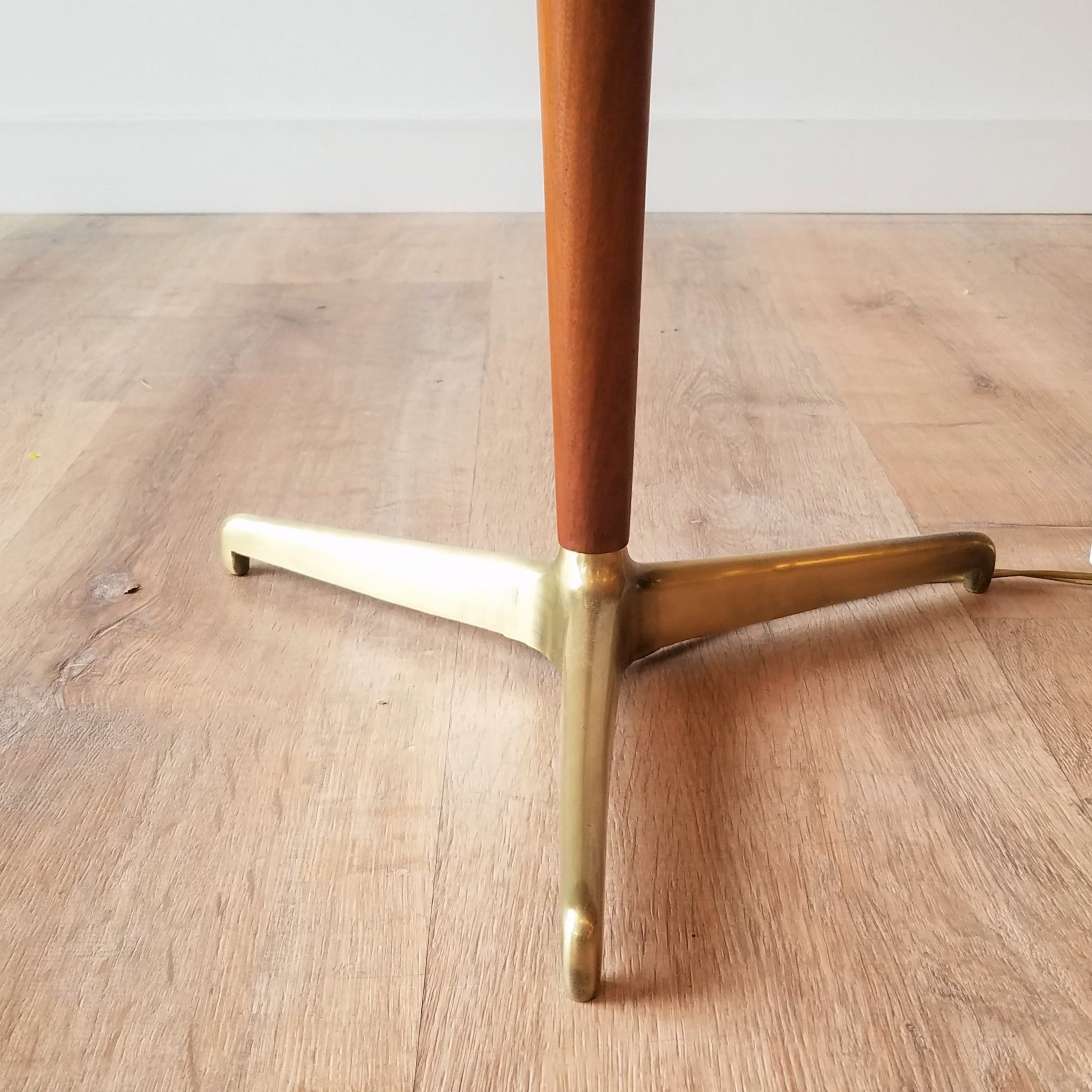Edward Wormley Snack Table/Floor Lamp Model 5410