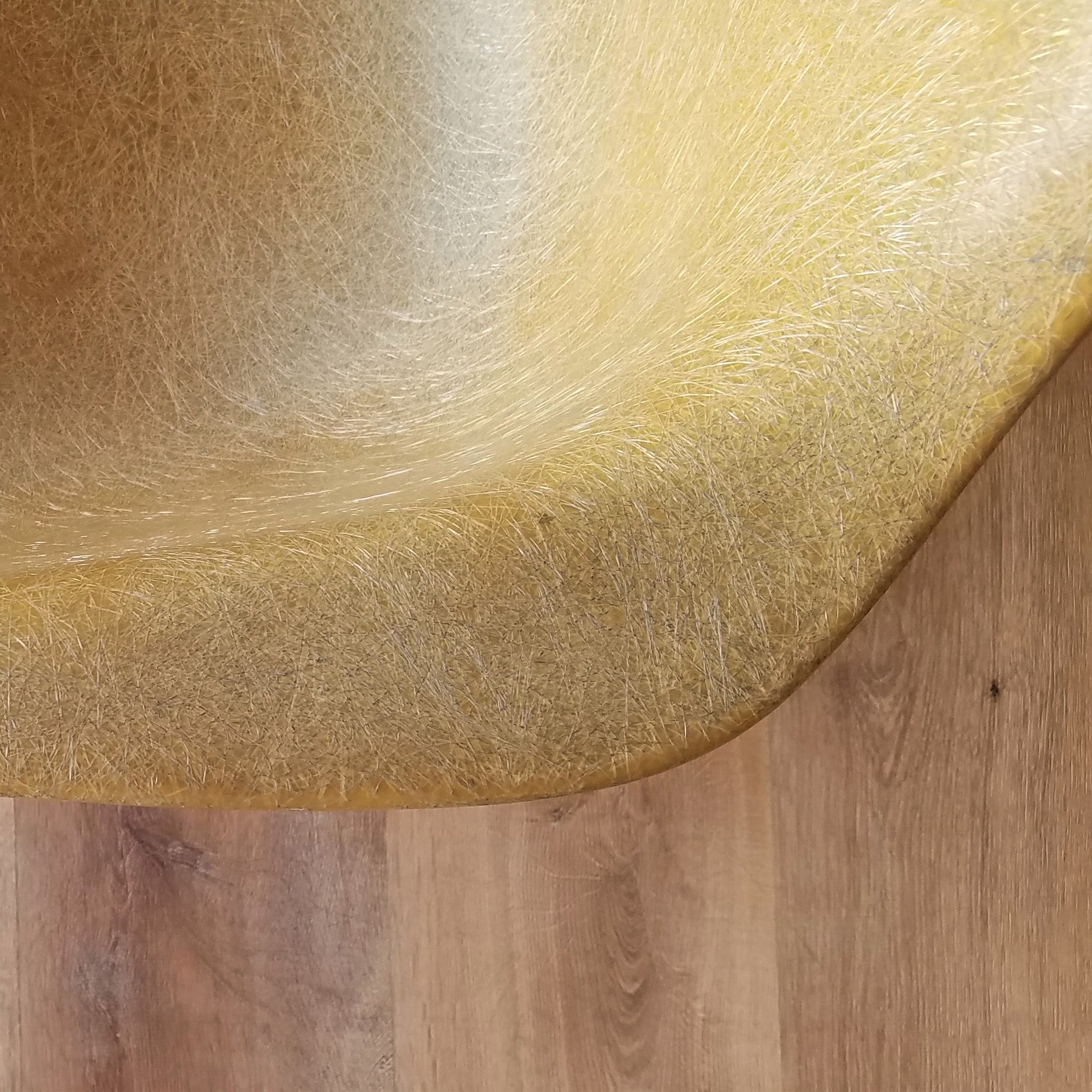 Detail View of American Mid-Century Modern 1960s RAR Rocker by Charles and Ray Eames in Seattle, Washington.