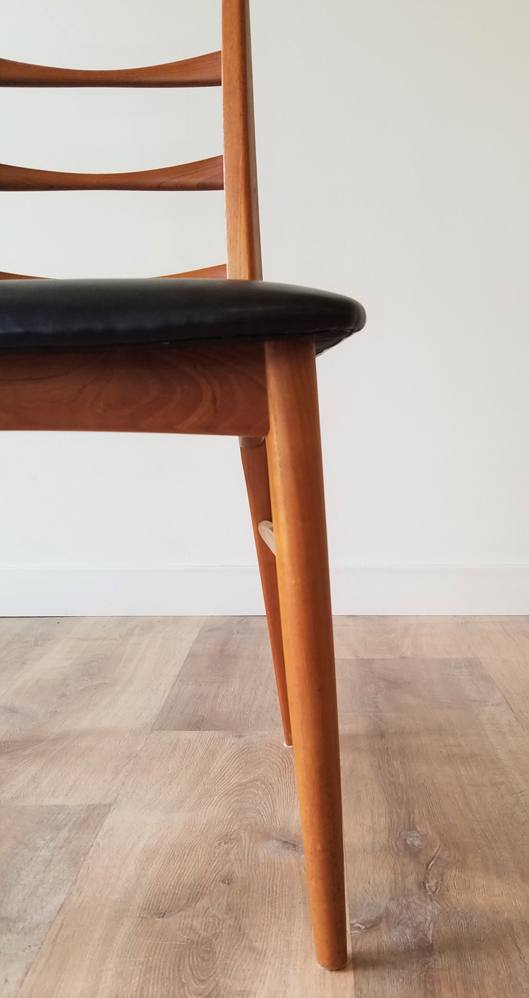 Niels Kofoed 'Lis' Ladder Back Dining Chairs - a pair