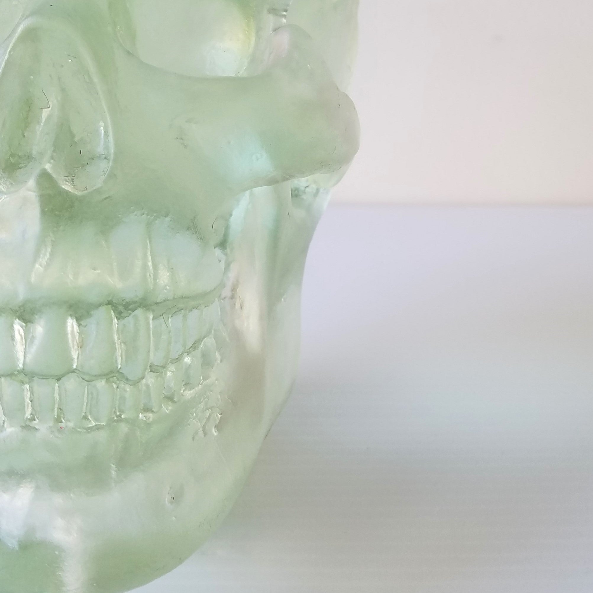 Paul Marioni Test Sand-Casted Glass Skull