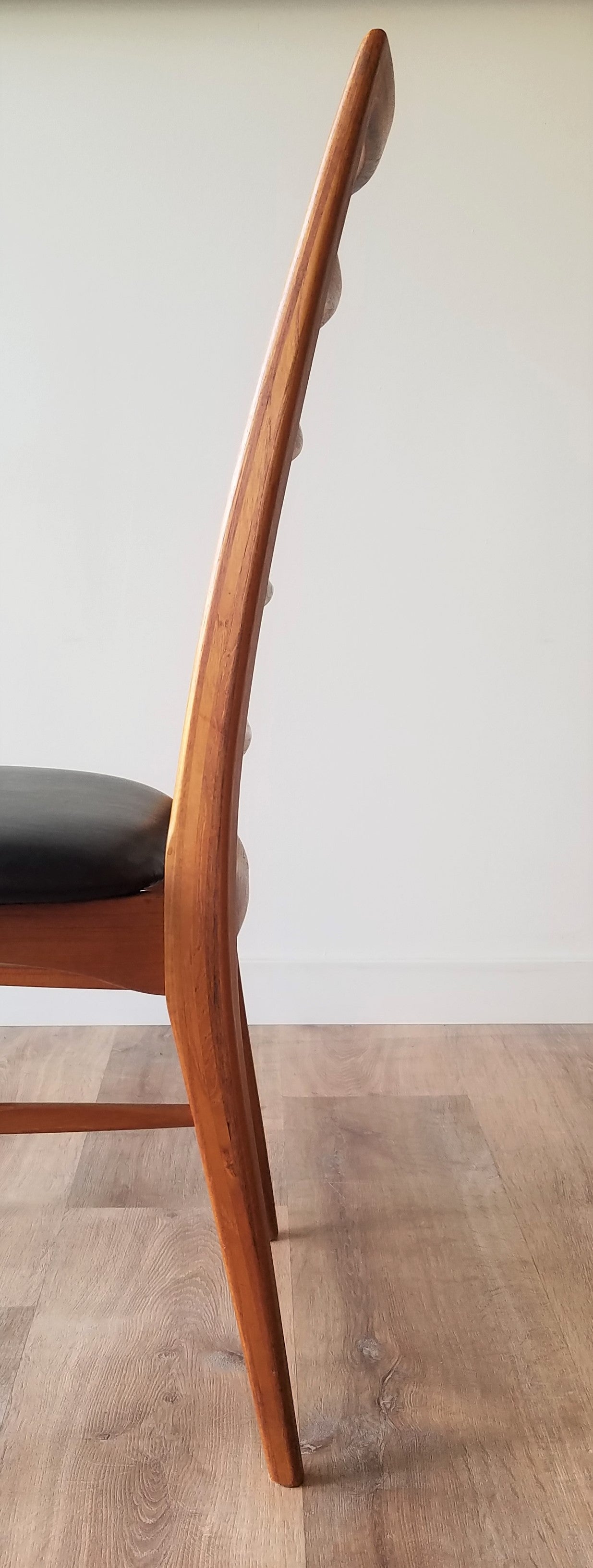 Niels Kofoed 'Lis' Ladder Back Dining Chairs - a pair