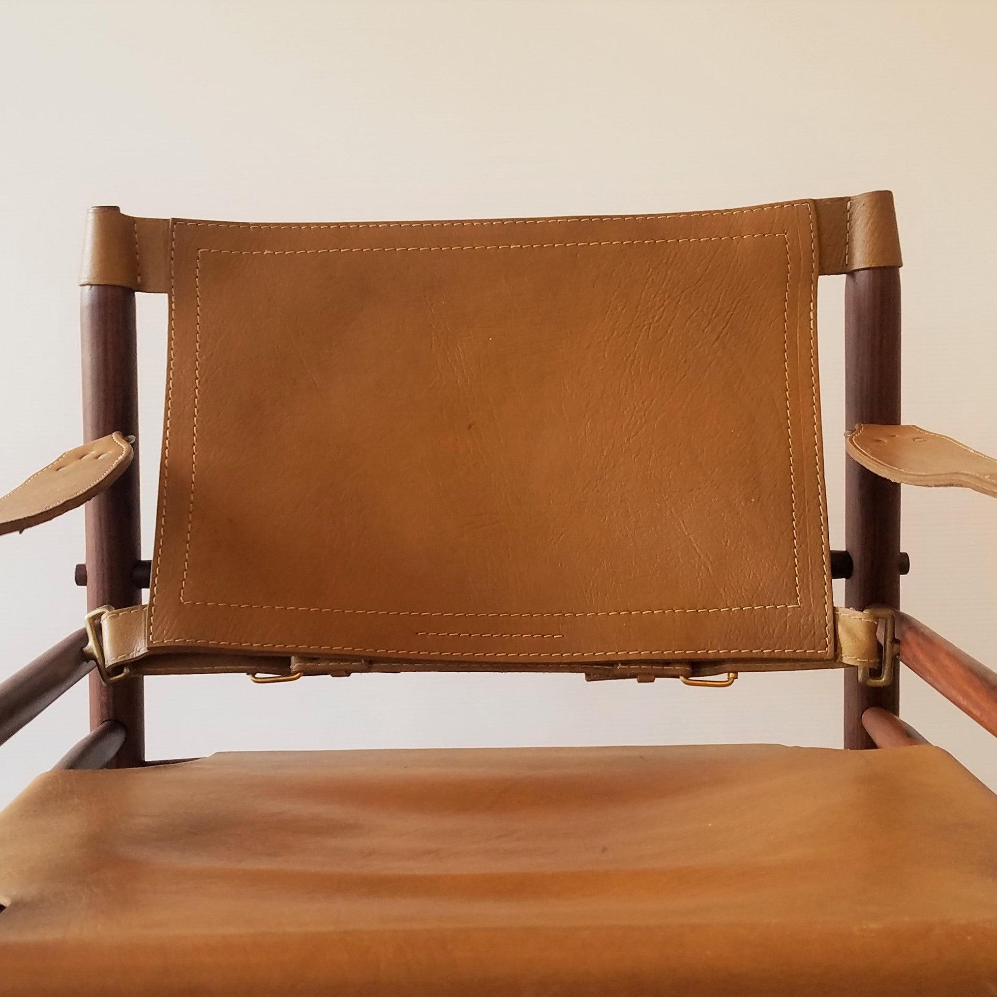 Front View of Swedish Mid-Century 'Sirocco' Safair Lounge Chair by Arne Norell for Möbel AB, Sweden in Seattle, Washington.
