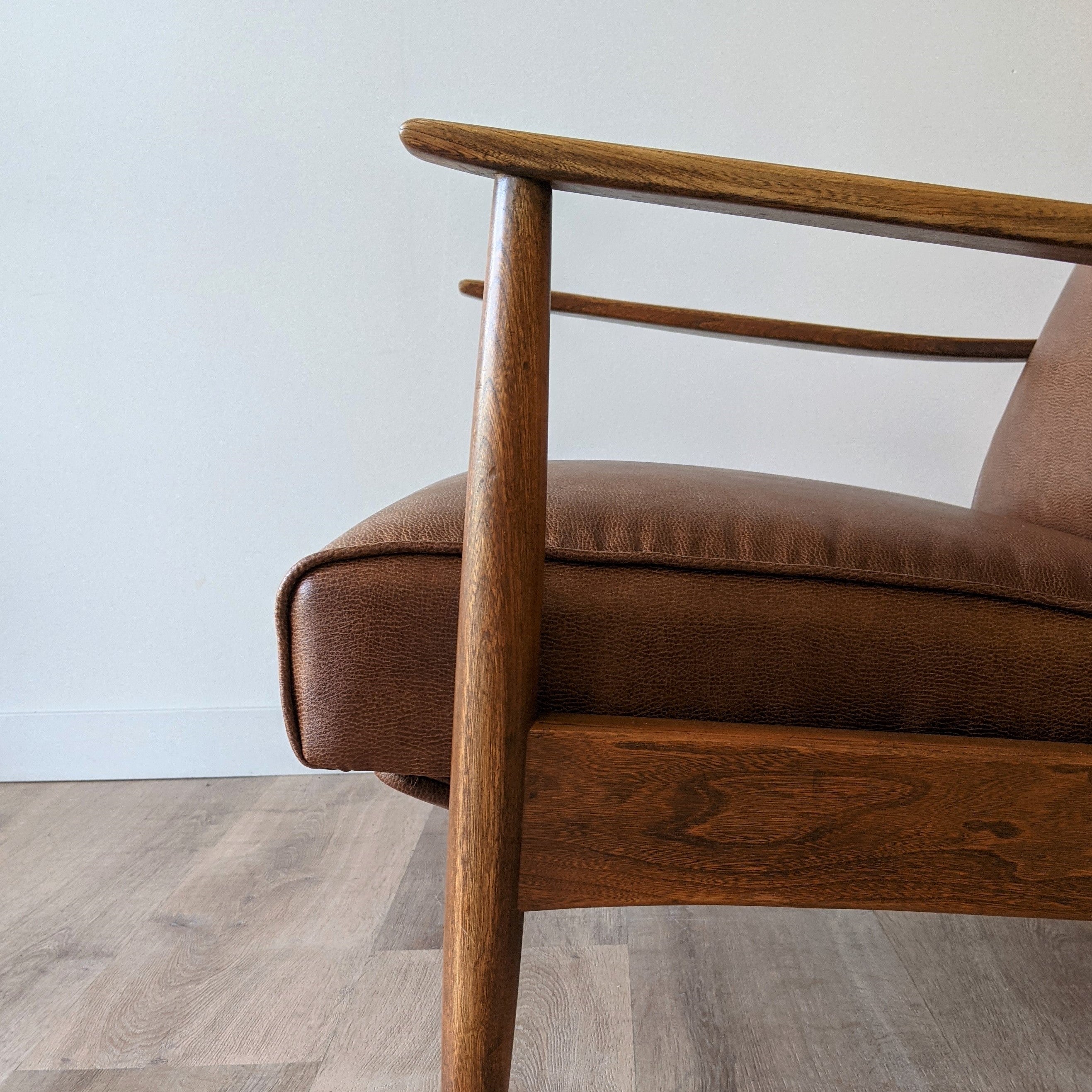 Milo Baughman Leather Recliner