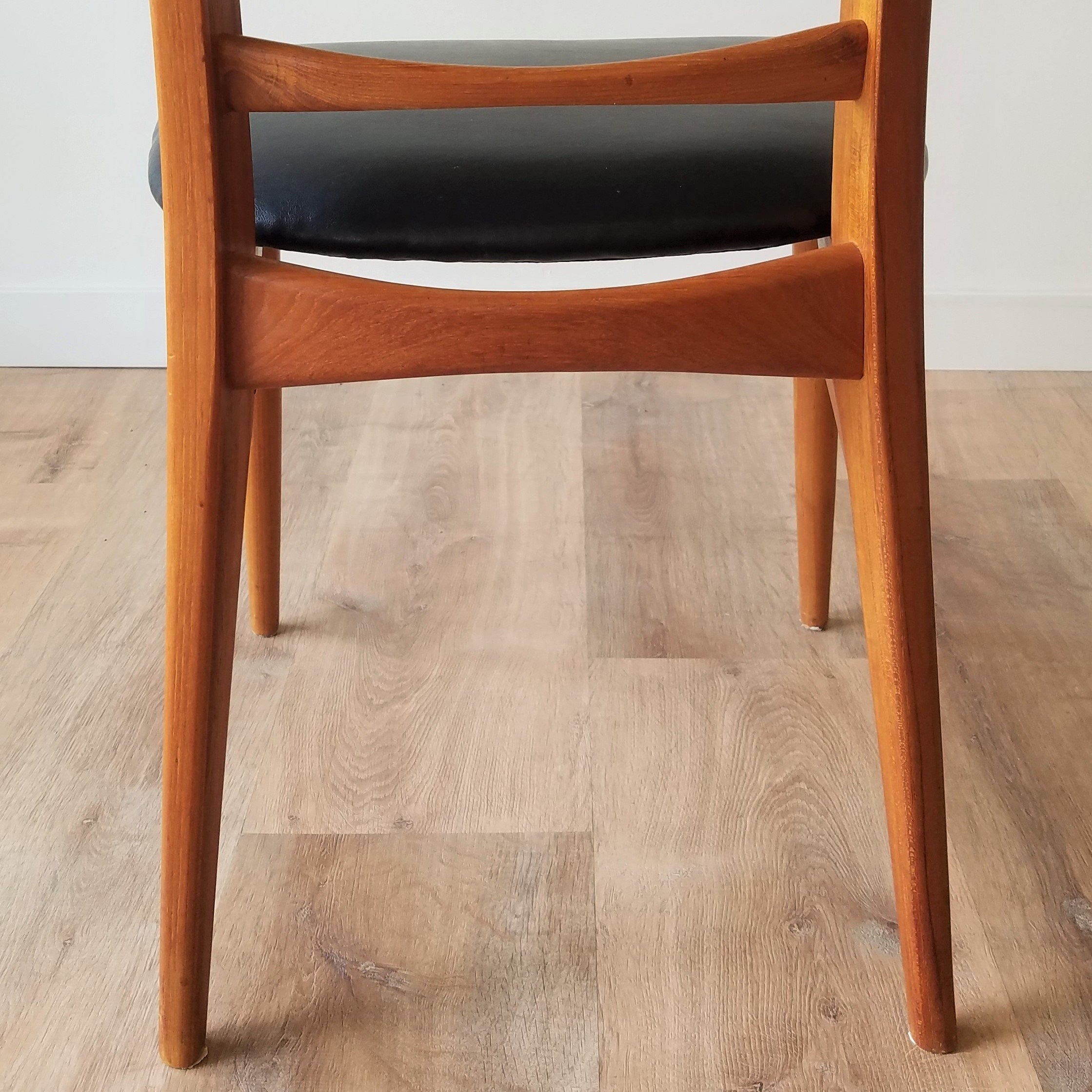Niels Kofoed 'Lis' Ladder Back Dining Chairs - a pair
