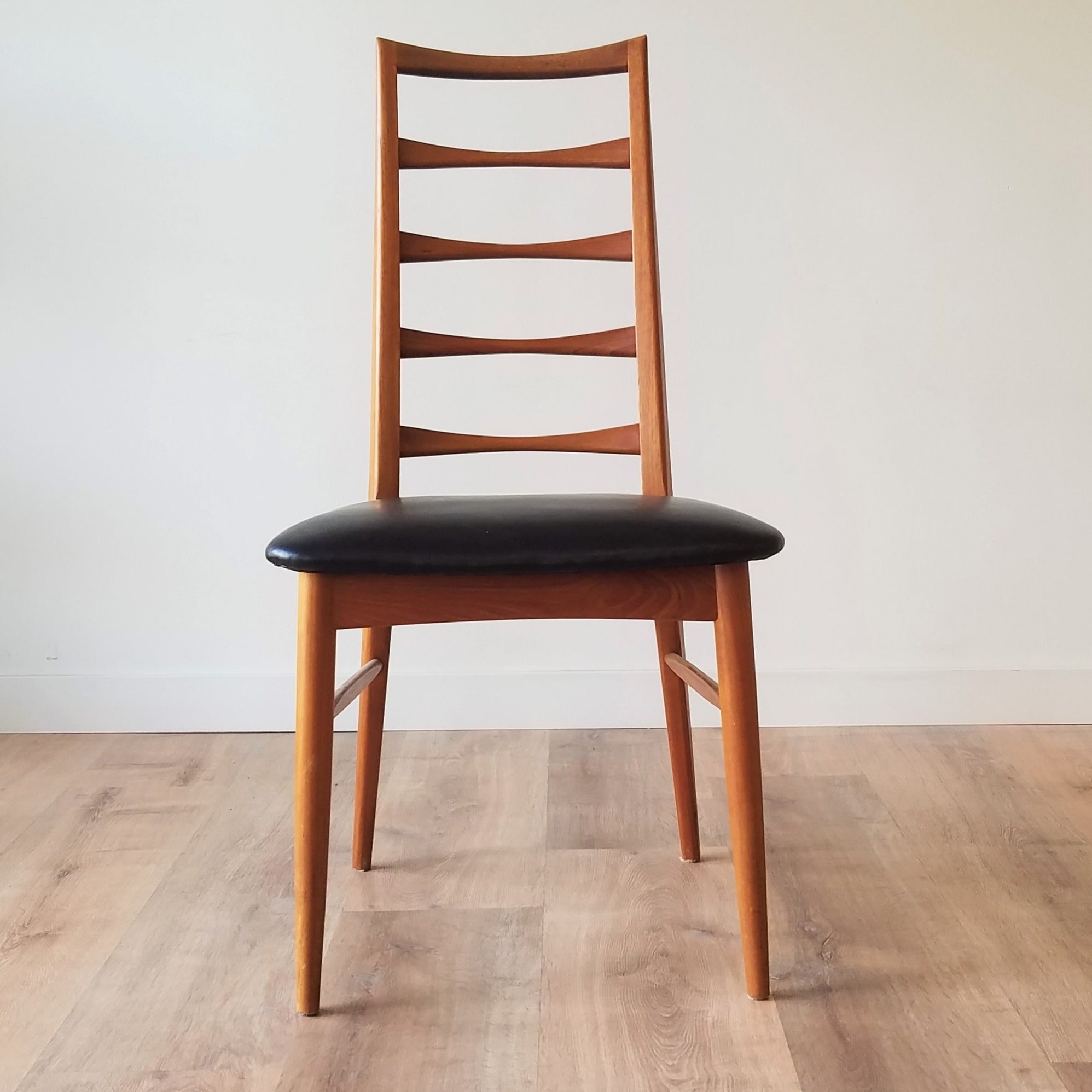 Niels Kofoed 'Lis' Ladder Back Dining Chairs - a pair