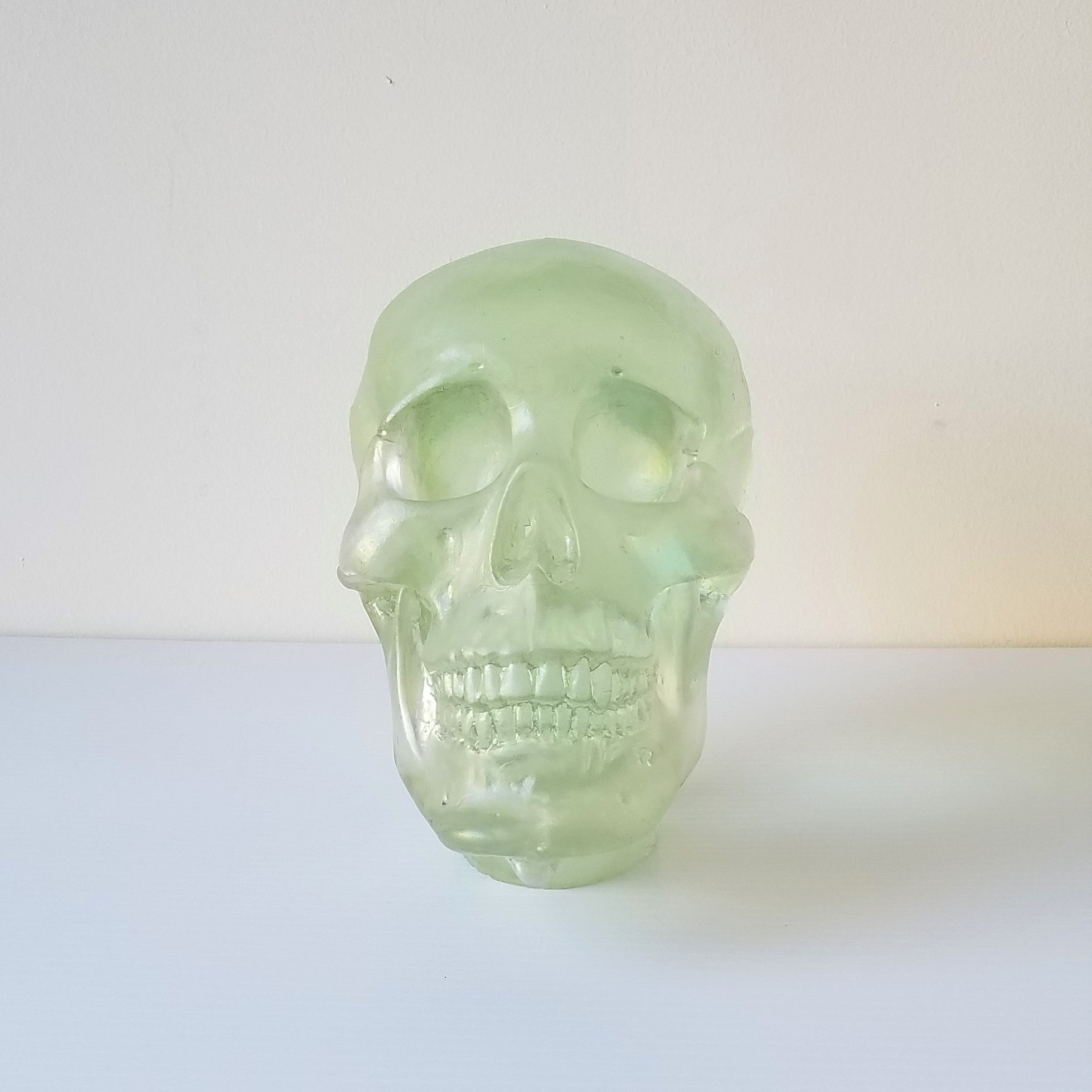 Paul Marioni Test Sand-Casted Glass Skull