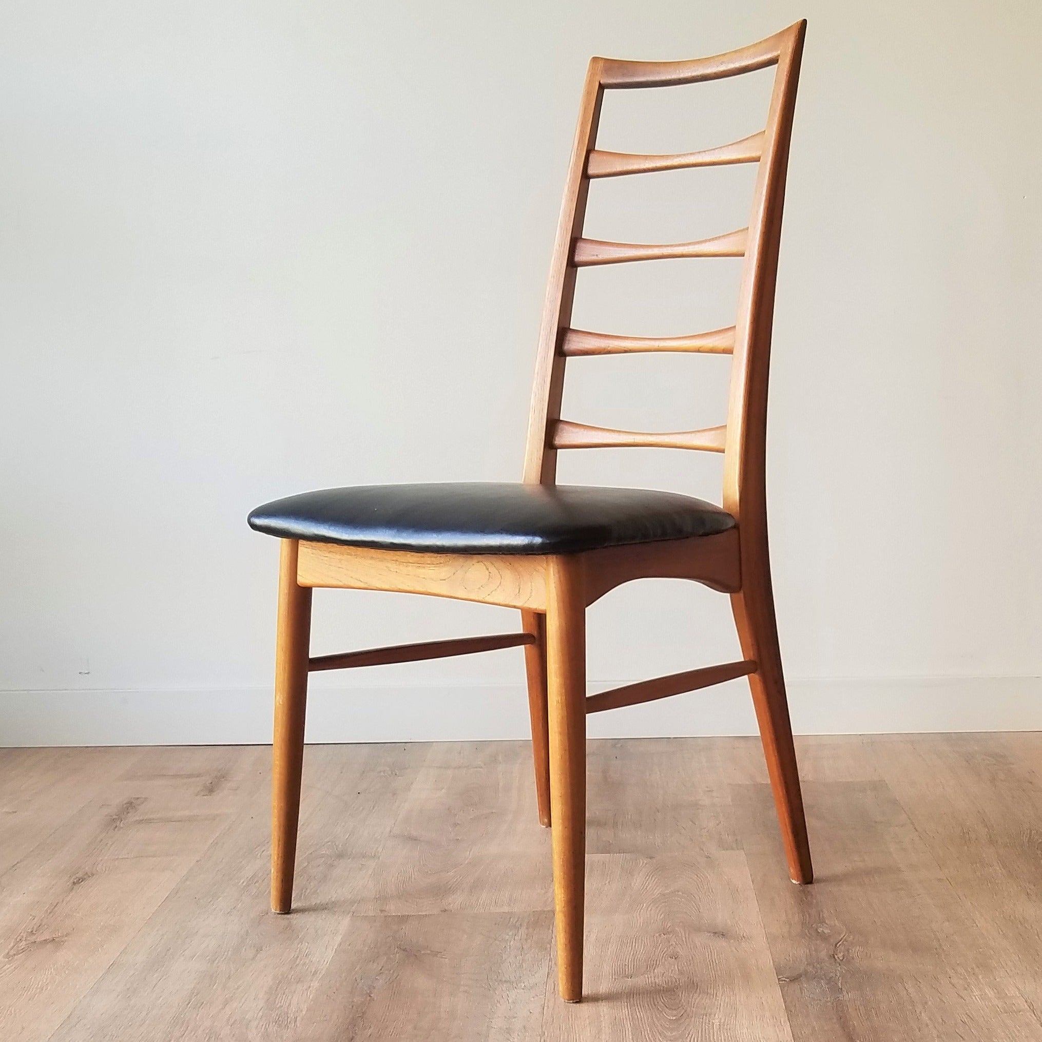 Niels Kofoed 'Lis' Ladder Back Dining Chairs - a pair