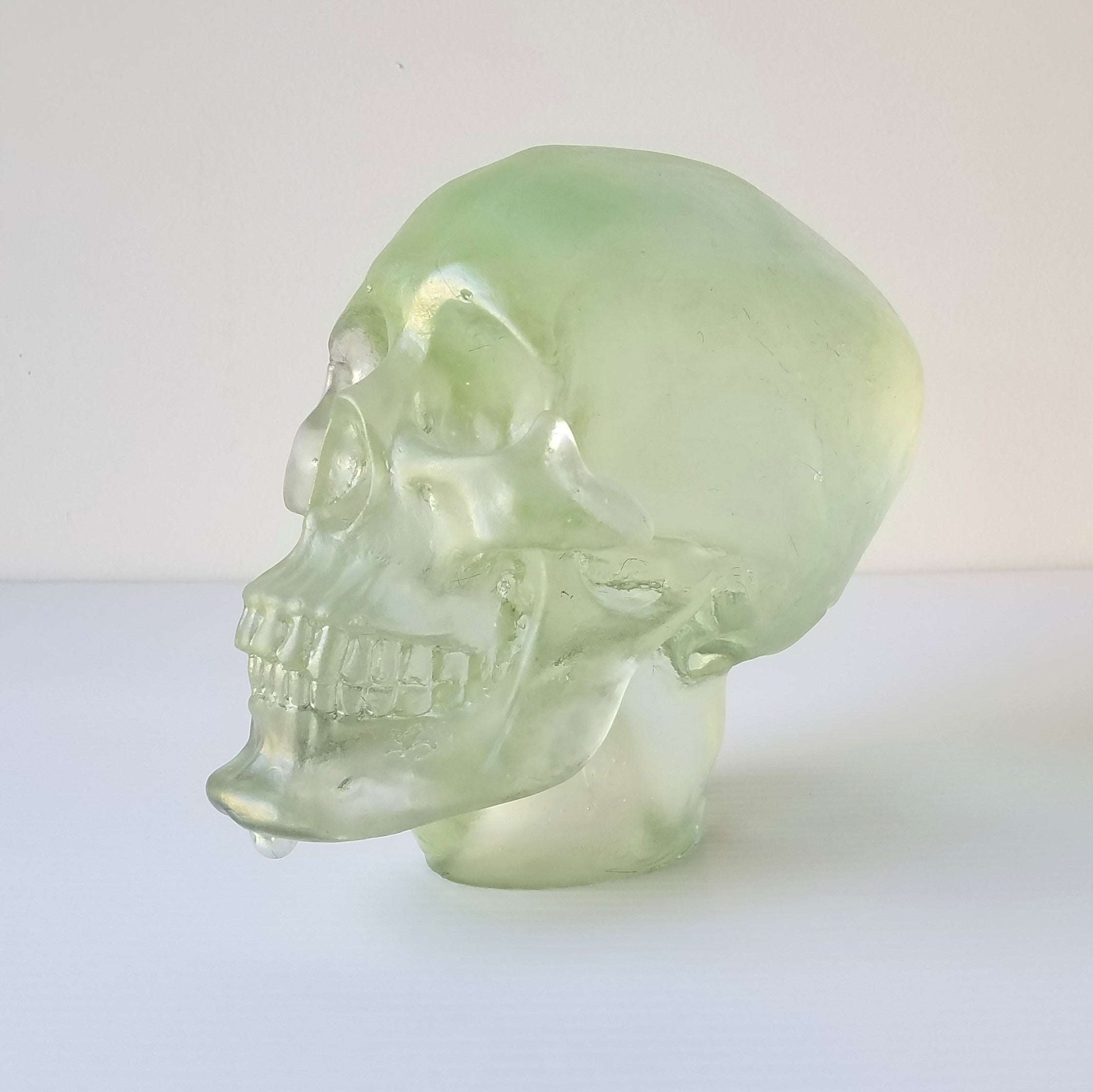 Paul Marioni Test Sand-Casted Glass Skull