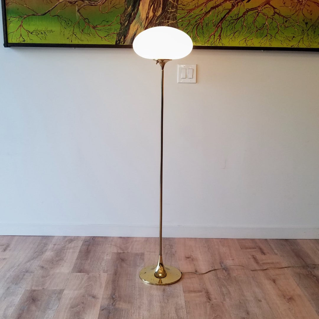Laurel Tulip Floor Lamp with Mushroom Shade