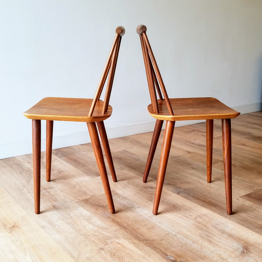 Folke Pålsson J77 Dining Chair, Set of 4