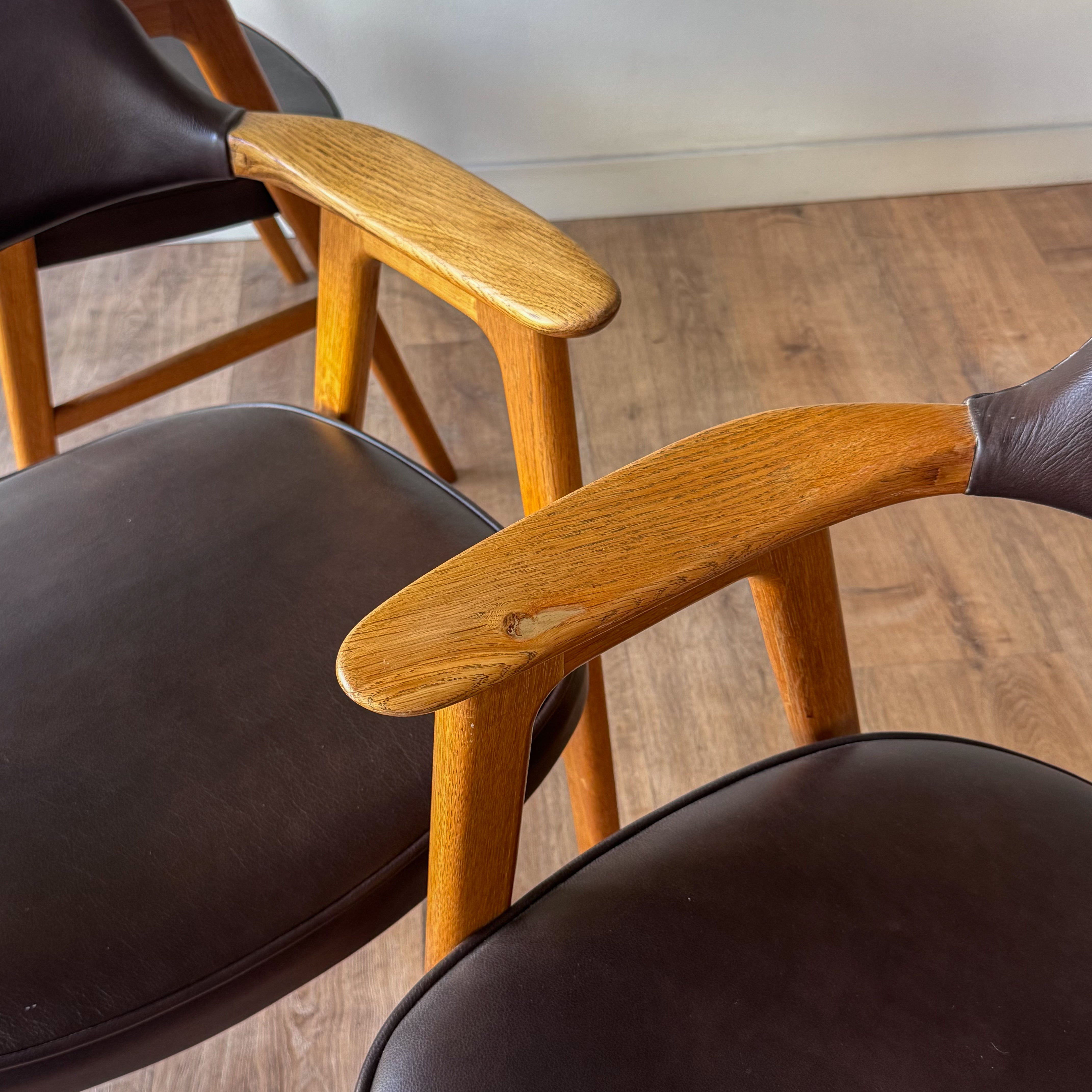 Erik Kirkegaard Arm Chair, Model 43, set of 4