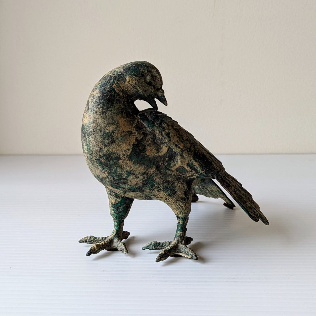 Vintage Japanese Bronze Birds, Set of 3