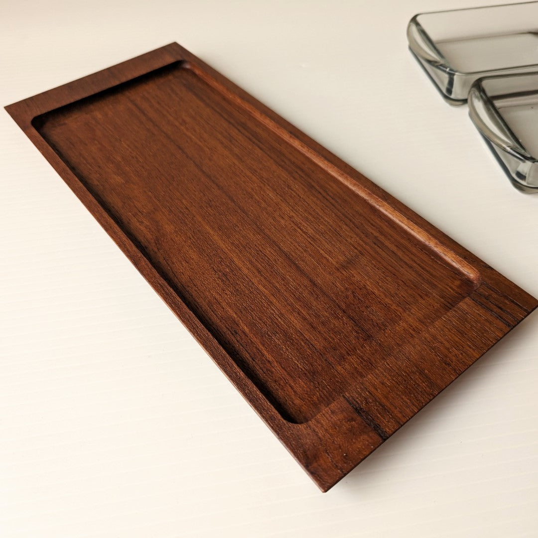 Danish Teak Tray Set