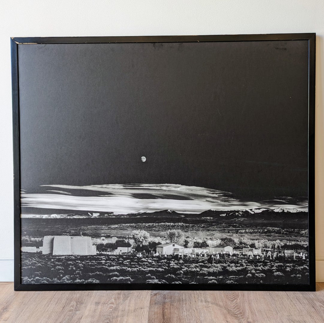 Ansel Adams 'Moonrise Over New Mexico' Print