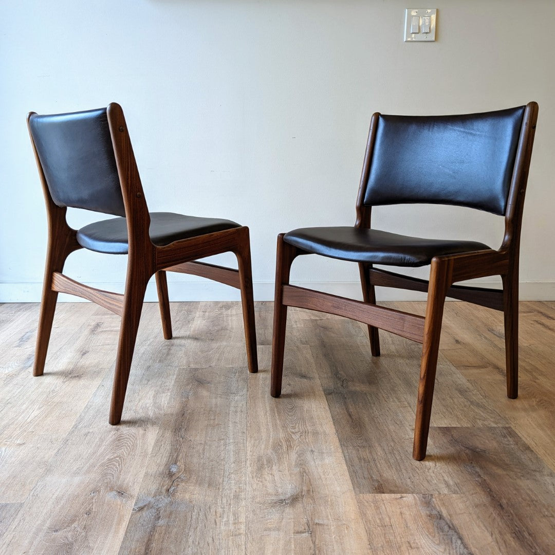 Danish Modern Dining Chairs, Set of 4