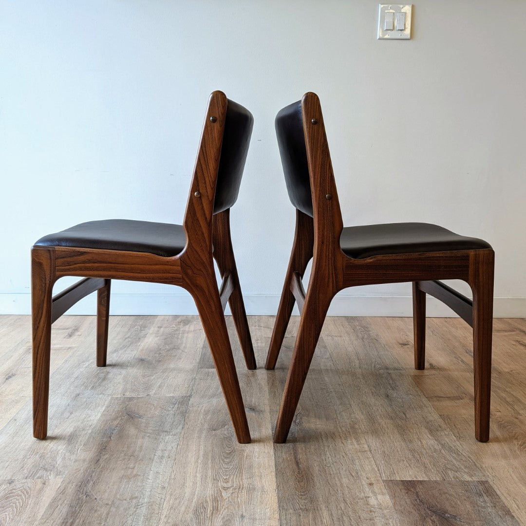 Danish Modern Dining Chairs, Set of 4