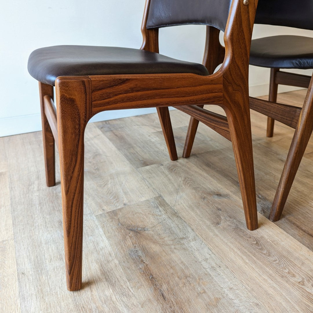 Danish Modern Dining Chairs, Set of 4
