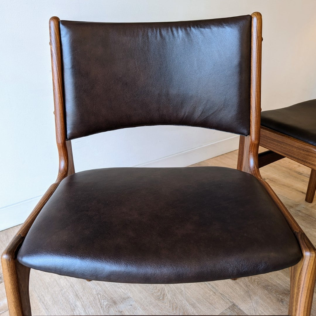 Danish Modern Dining Chairs, Set of 4