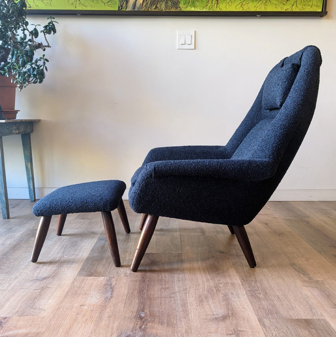 MCM Lounge Chair + Ottoman
