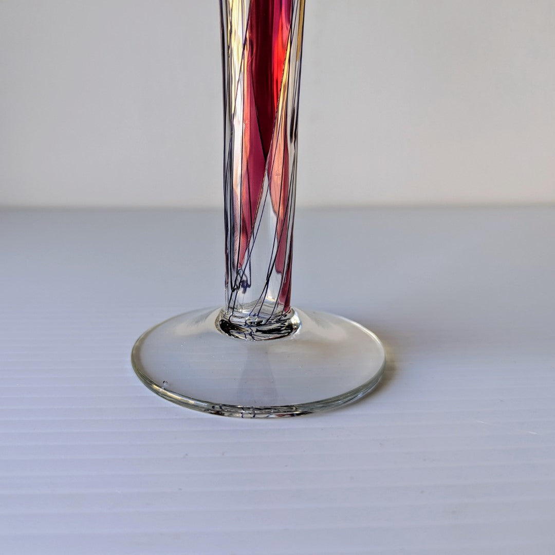 Fostoria Romania Galleria Champagne Flutes, set of 2
