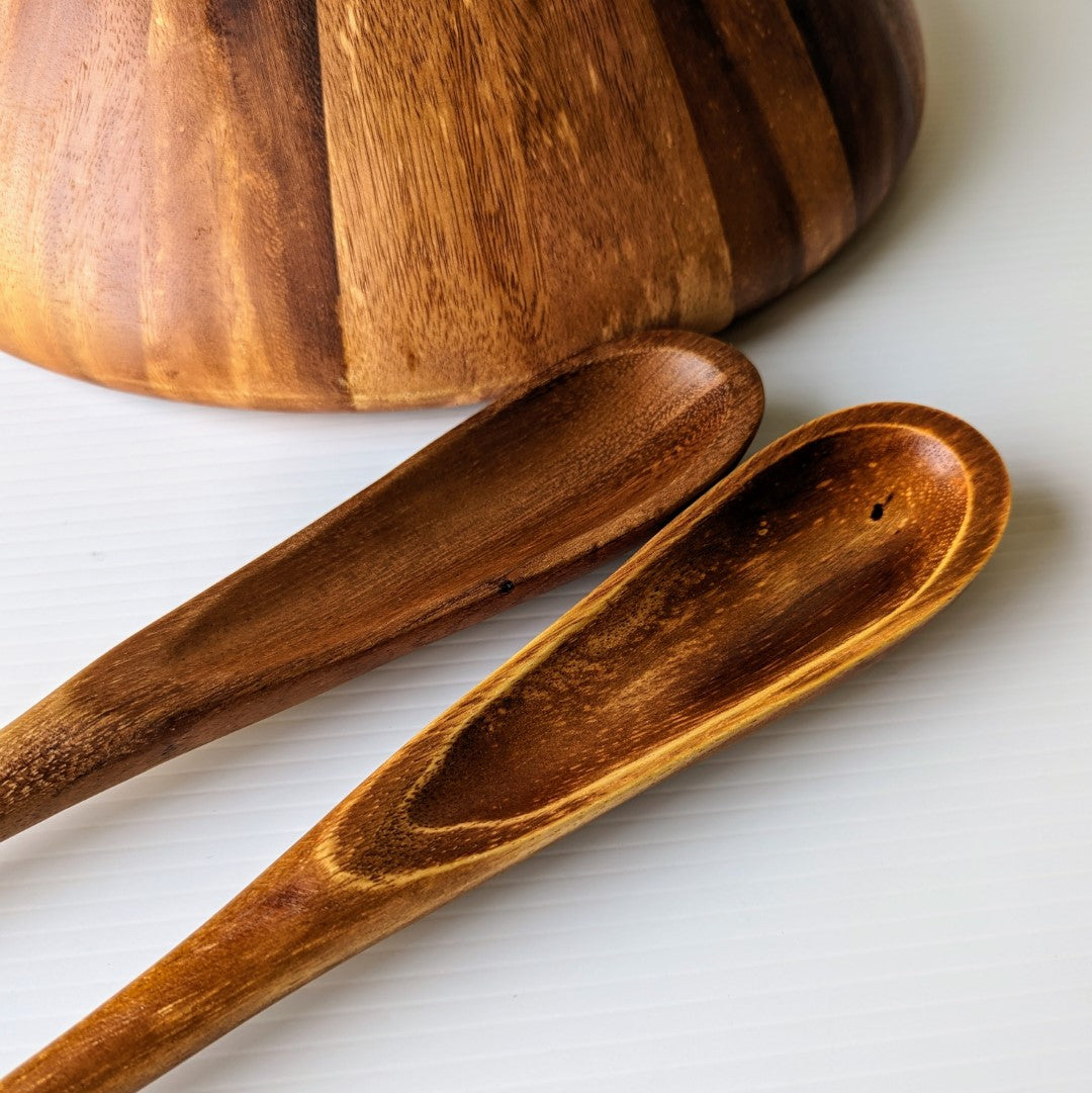 Jens Quistgaard Salad Bowl and Tongs