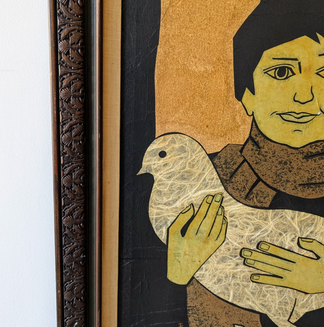 Hendershot 'Lady with Dove'