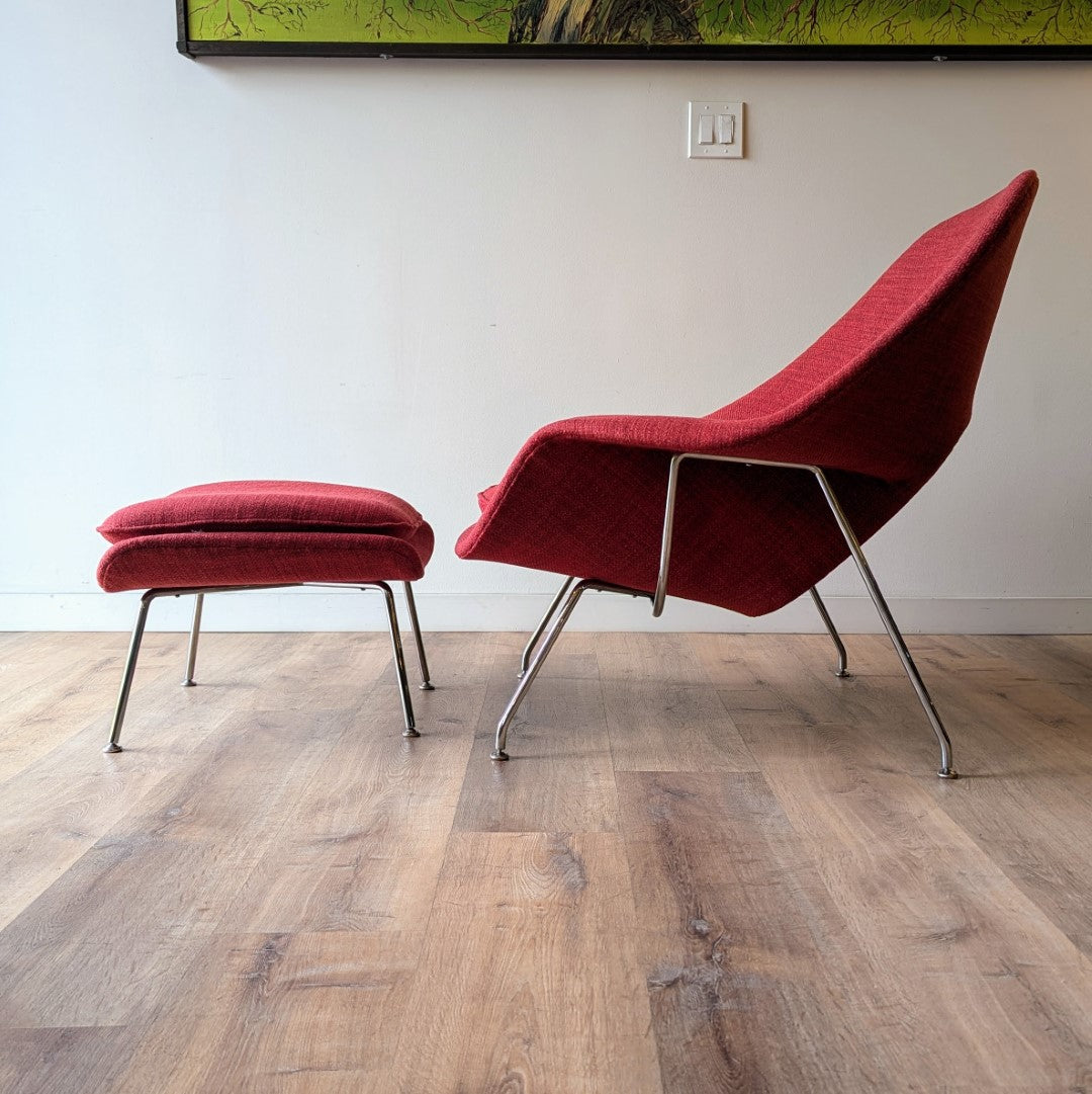 Eero Saarinen Womb Chair + Ottoman