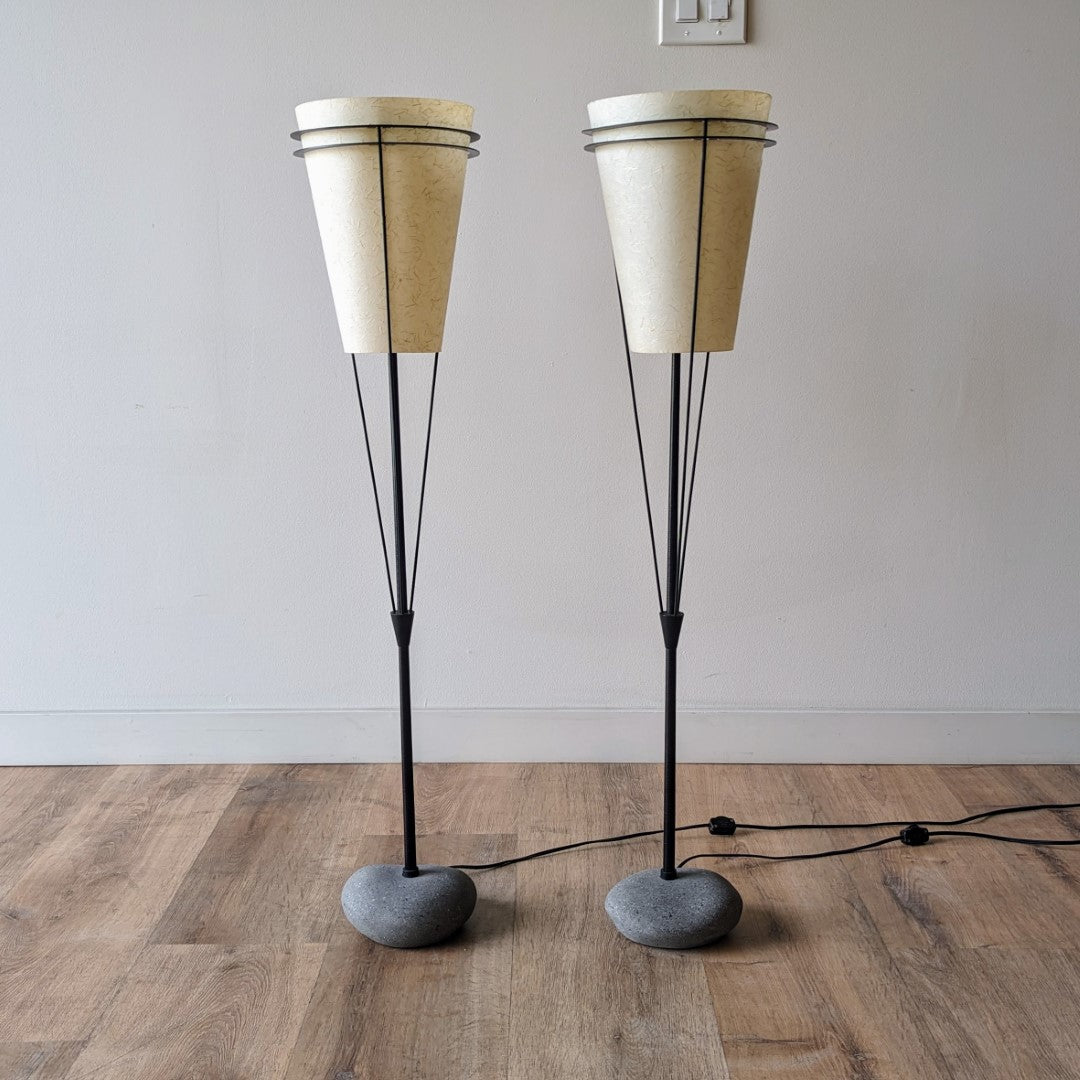 Robert Sonneman Table Lamps, a pair