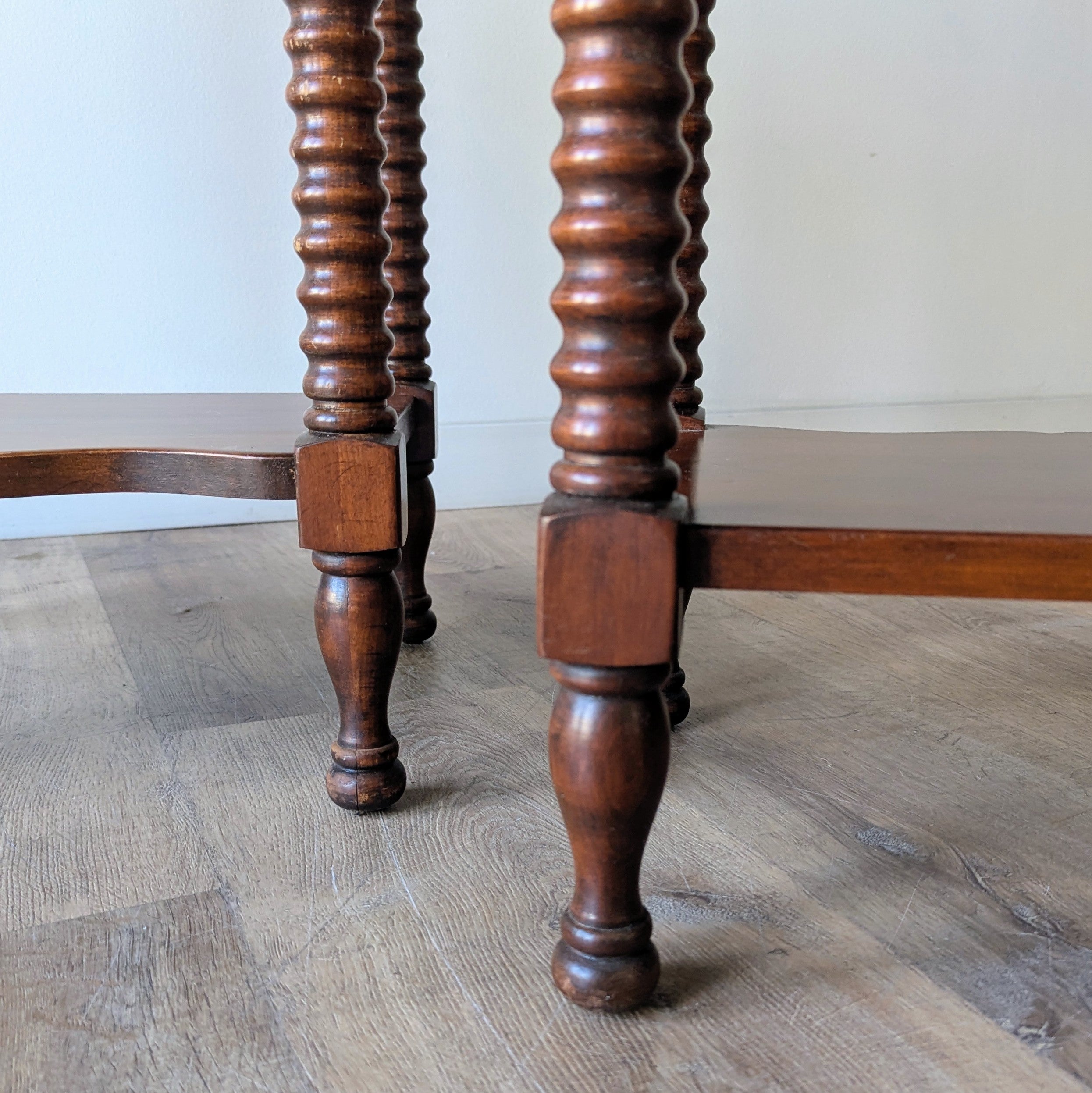 Antique End Tables, a pair