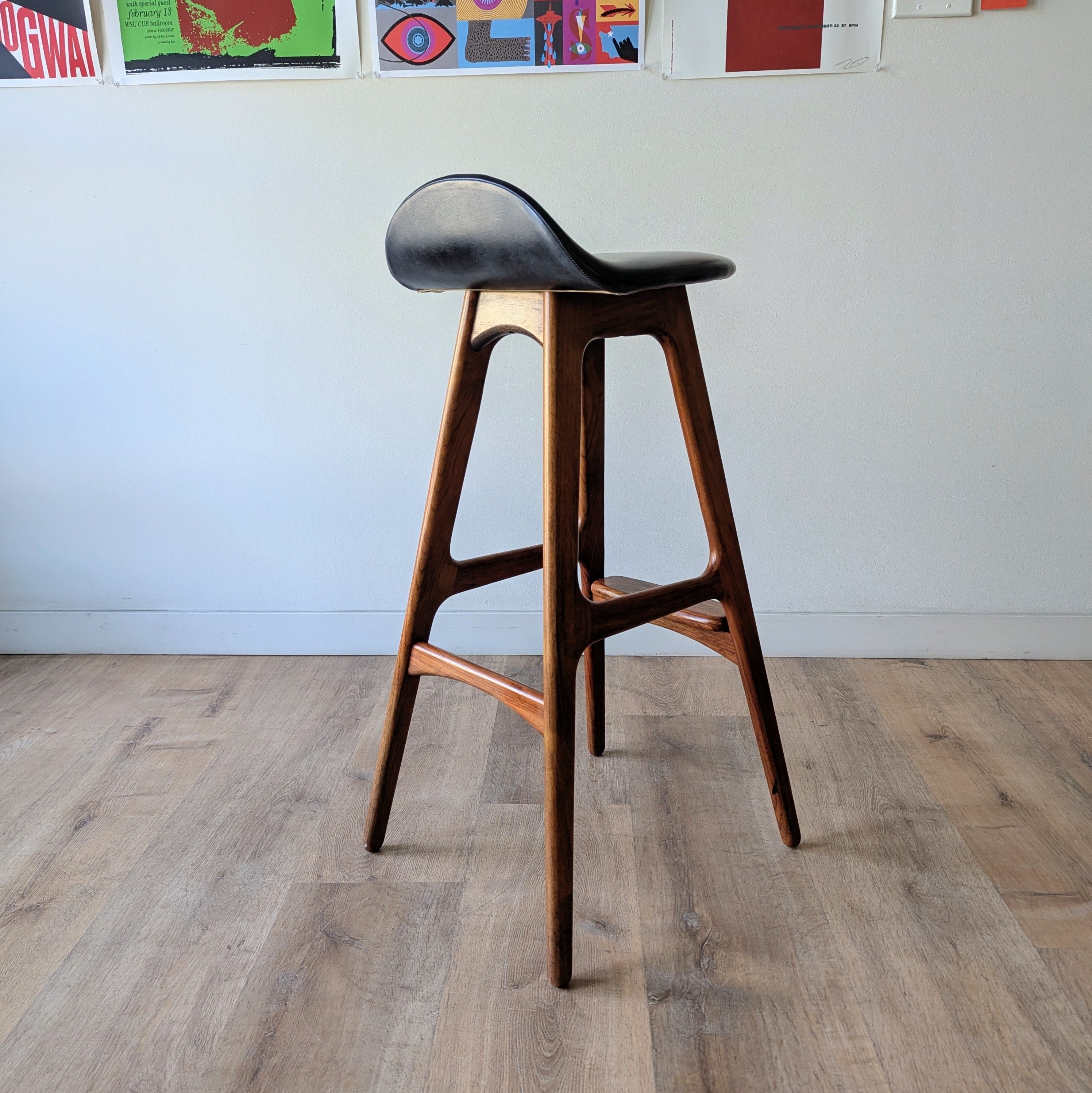 Erik Buch Barstools, set of 4