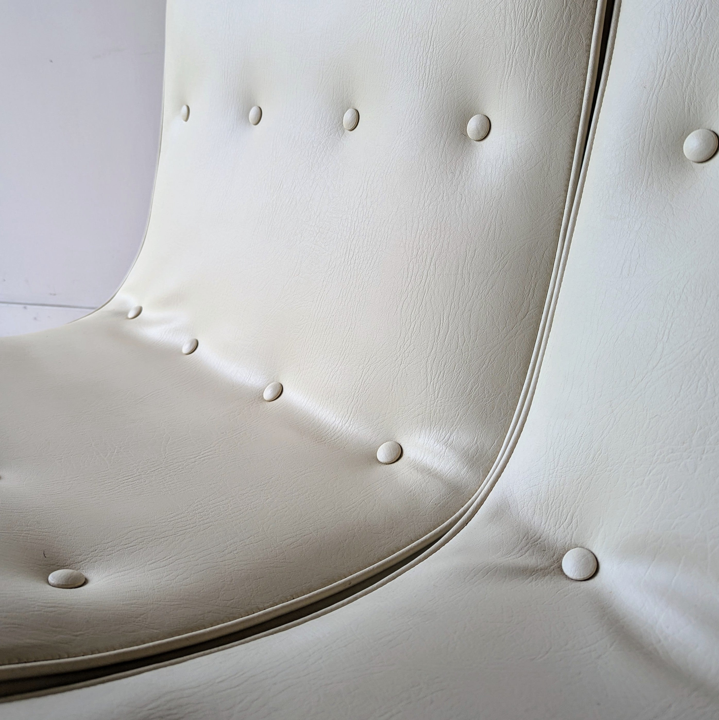 Milo Baughman 'Scoop' Chairs, a pair