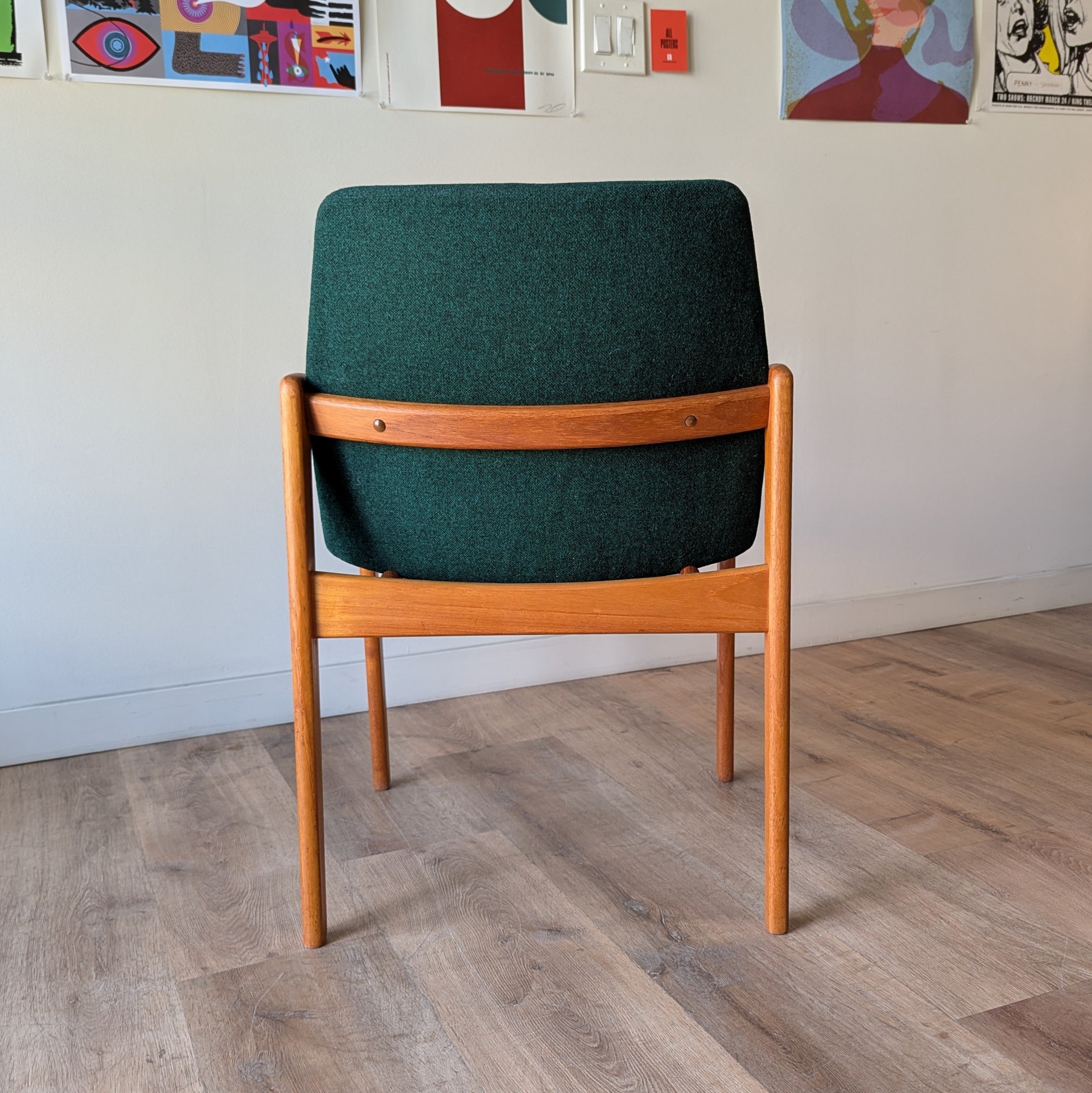 Henning Kjærnulf Dining Chairs, set of 4